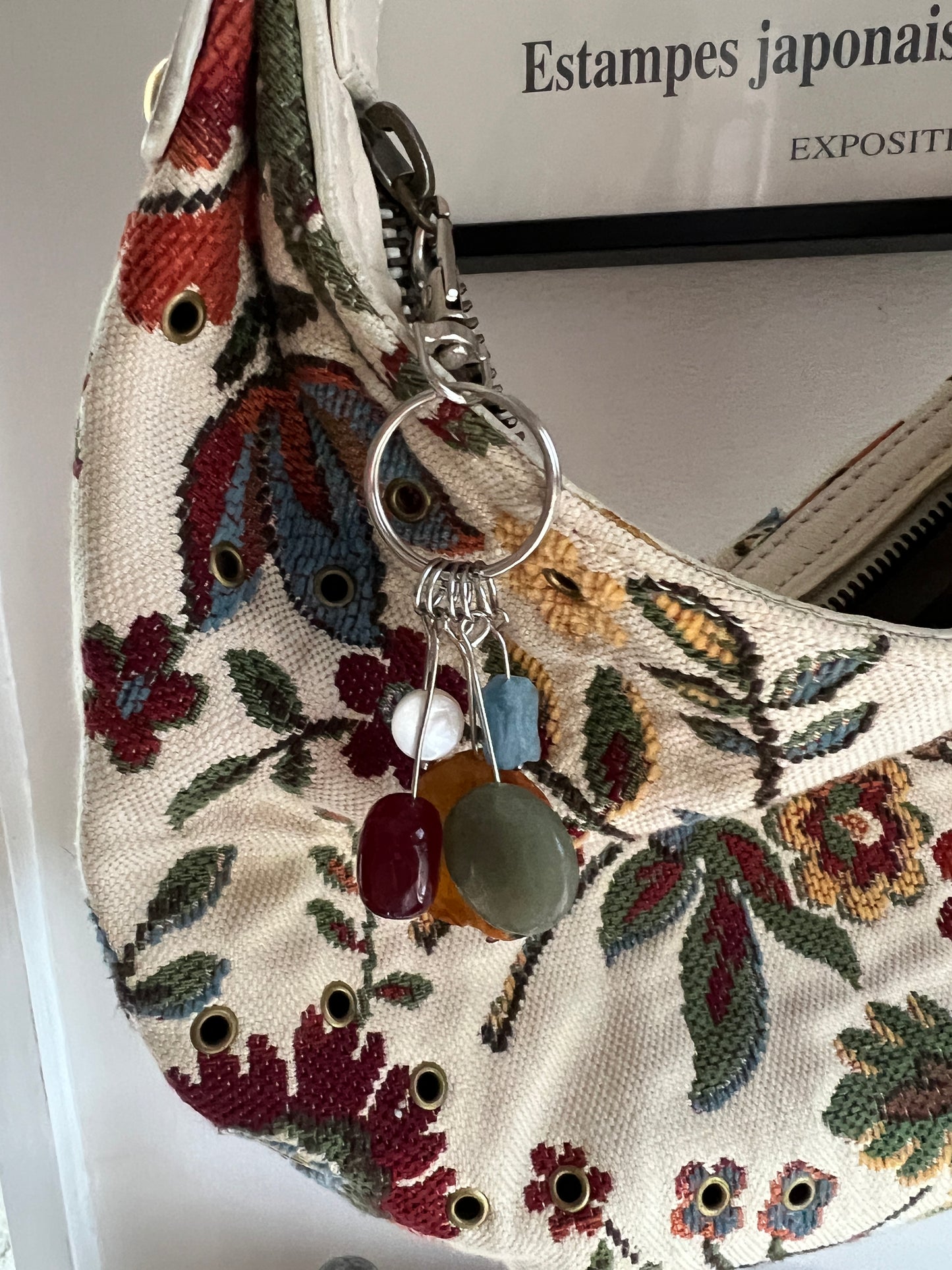 Y2K Tapestry Eyelet Hobo Bag (Comes with Talisman)