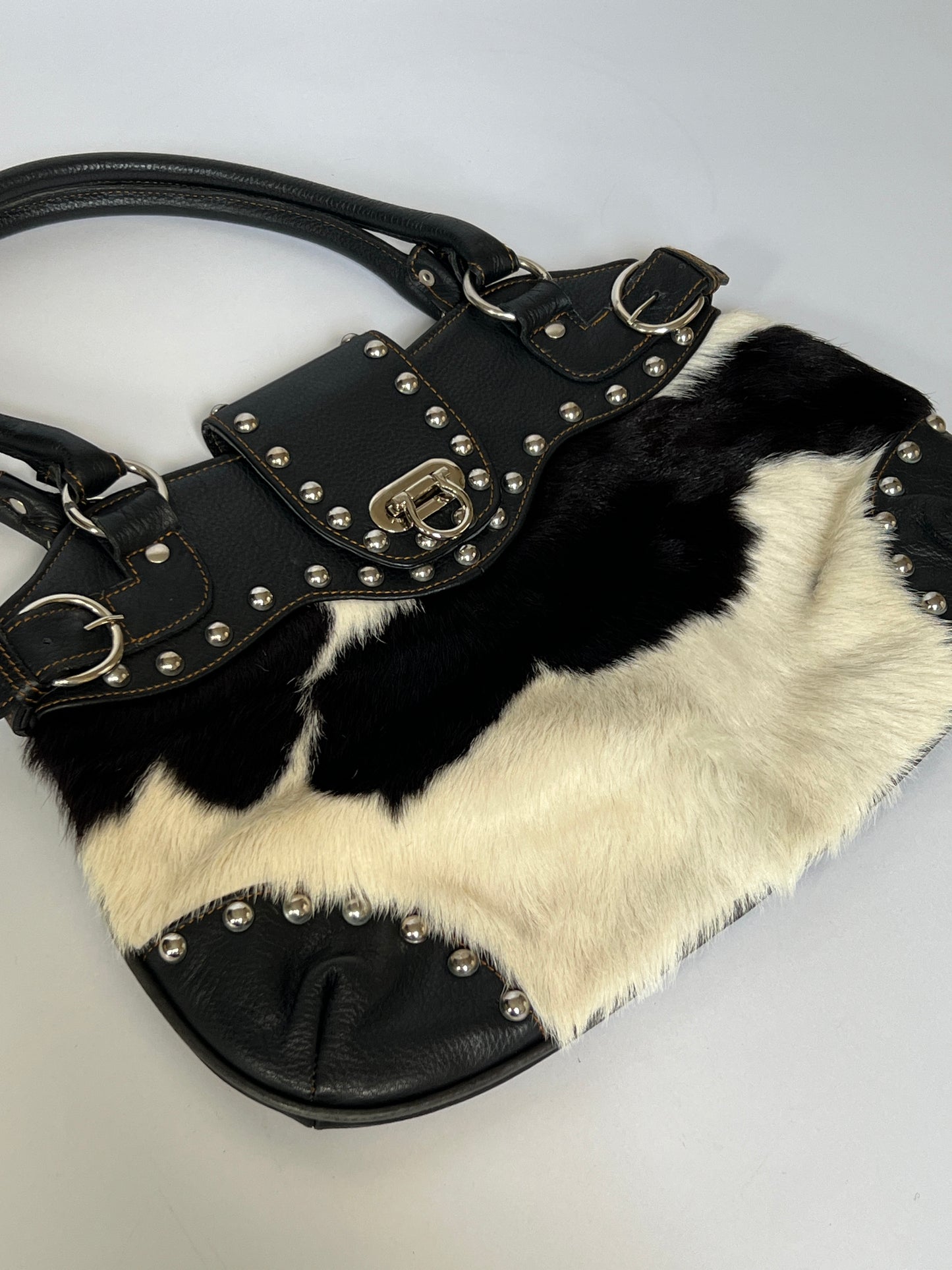 Cowhide Bag with Studs