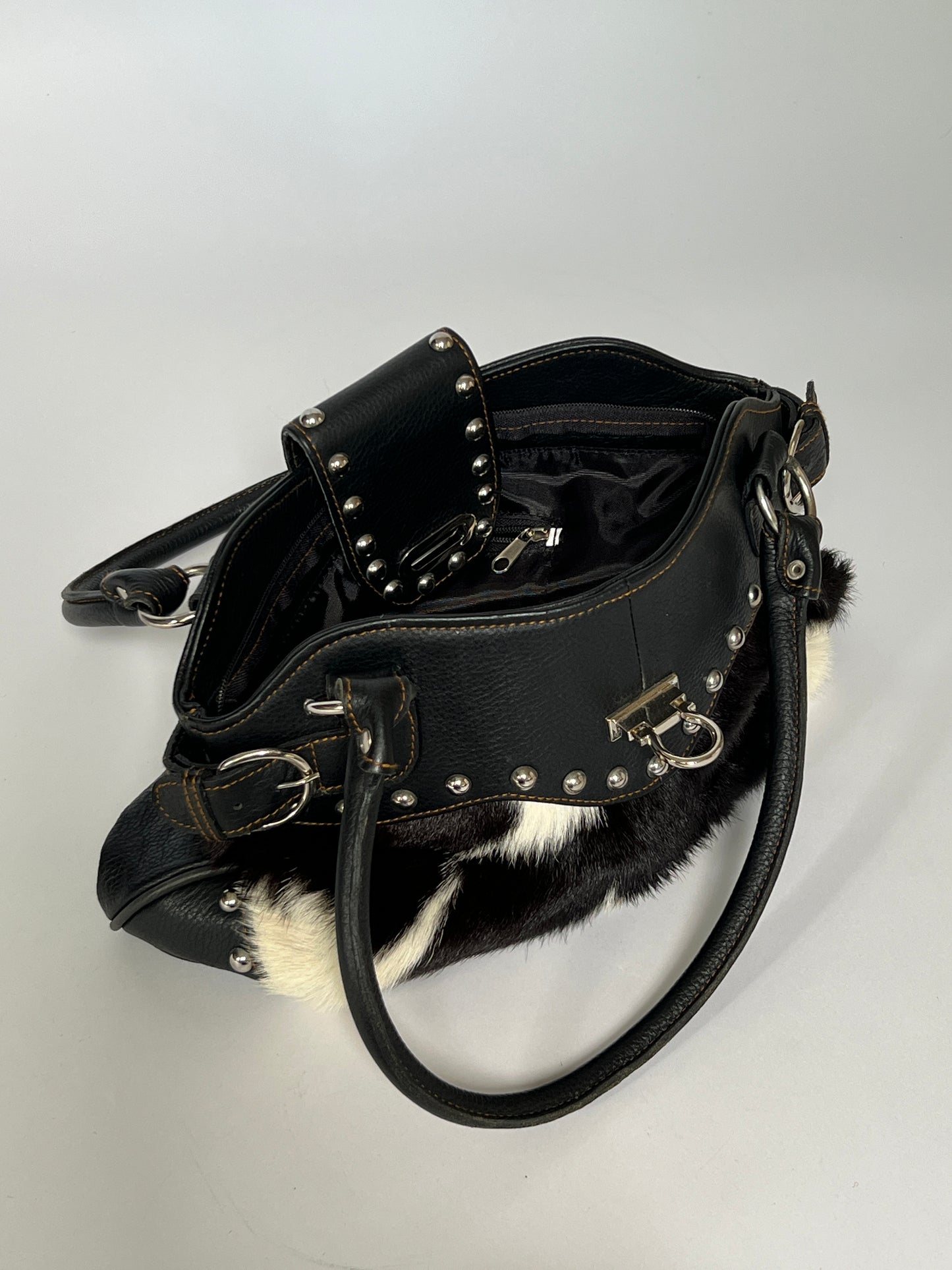 Cowhide Bag with Studs