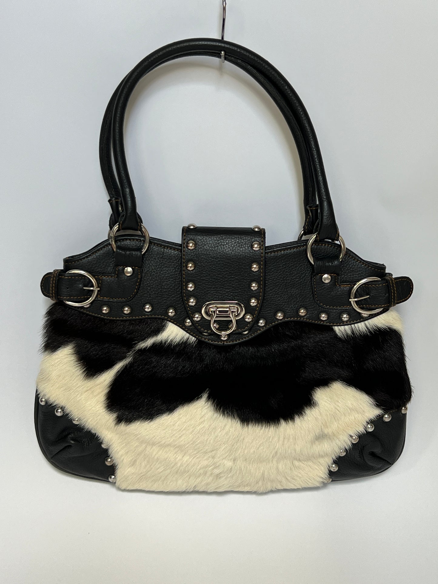 Cowhide Bag with Studs