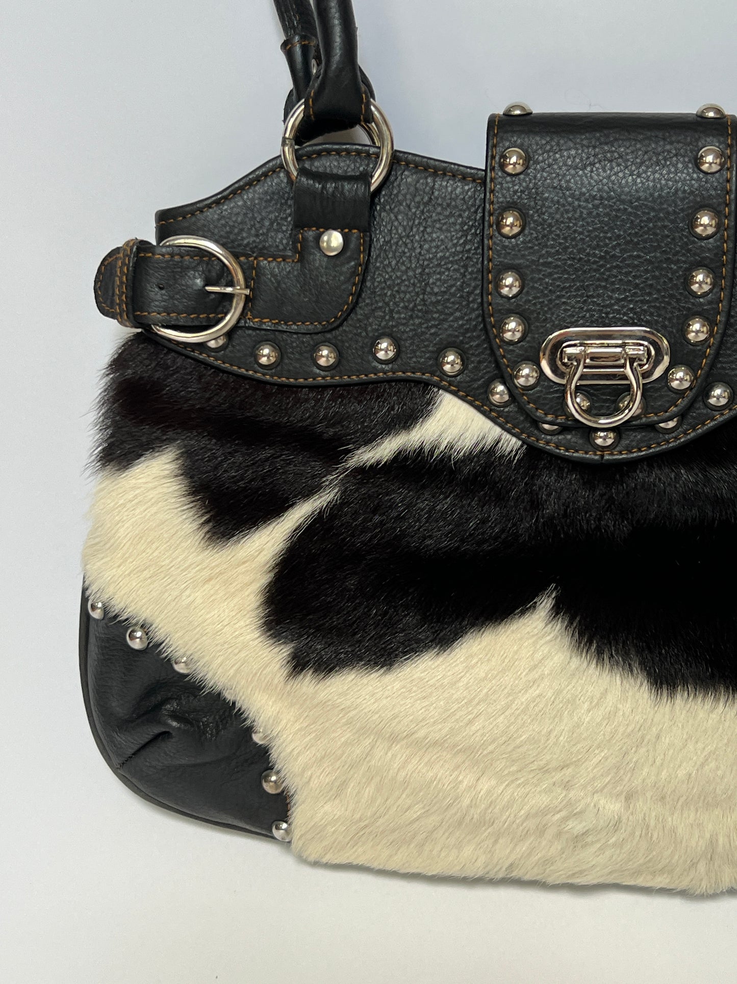 Cowhide Bag with Studs