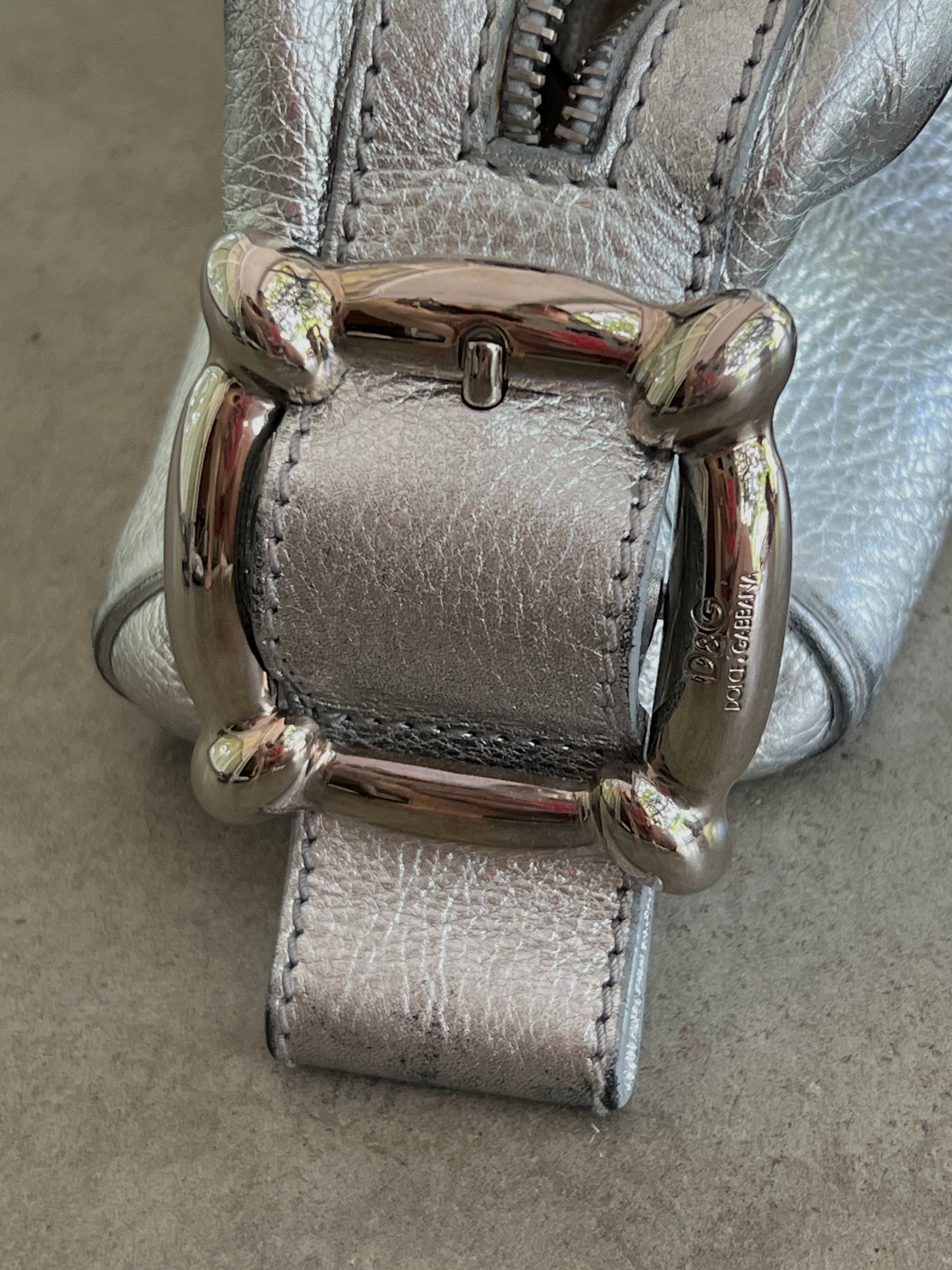 D&G Metallic Leather Mini Bag — Early 2000s