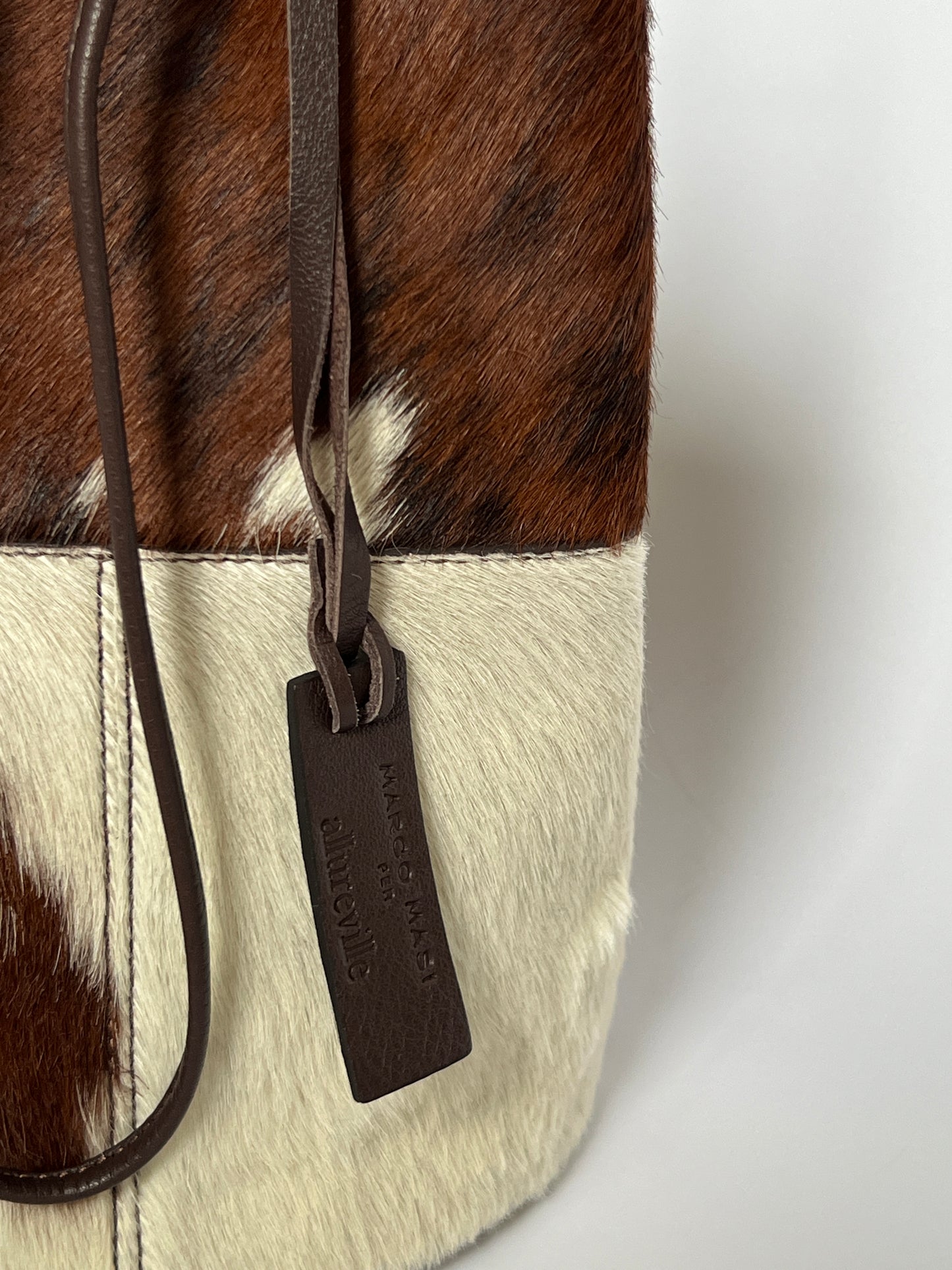 Marco Masi Italian Cowhide Bucket Bag
