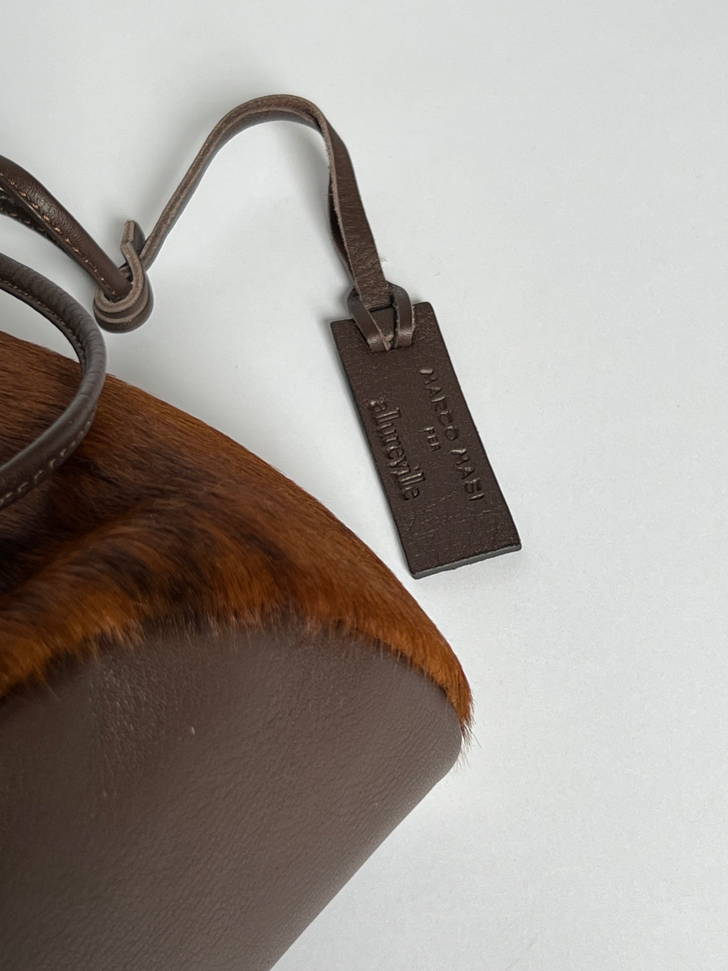 Marco Masi Italian Cowhide Bucket Bag