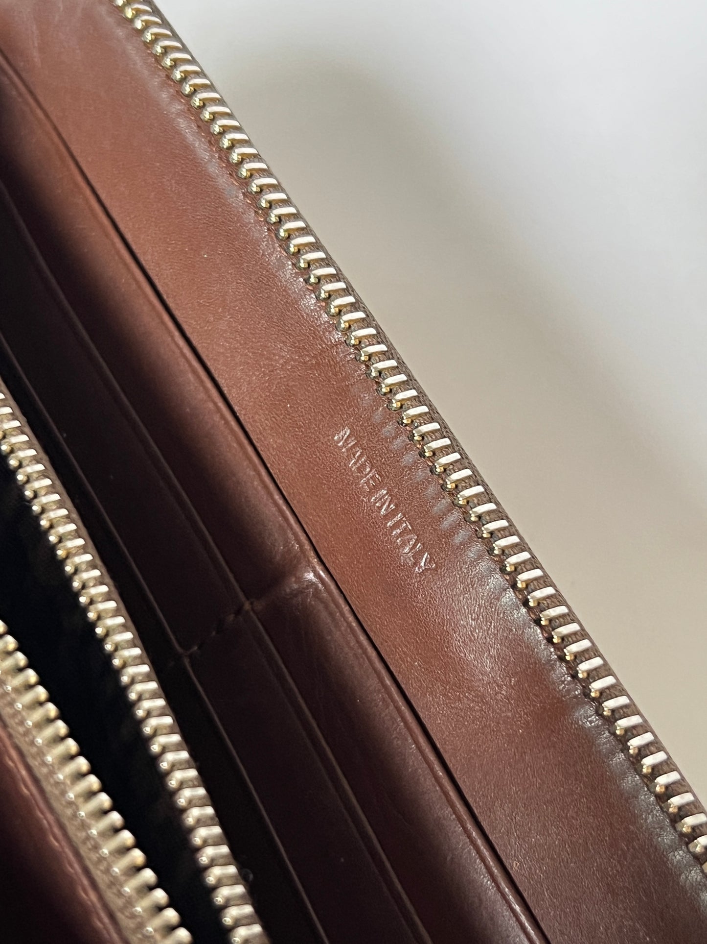 Miu Miu Python Zip-Around Wallet