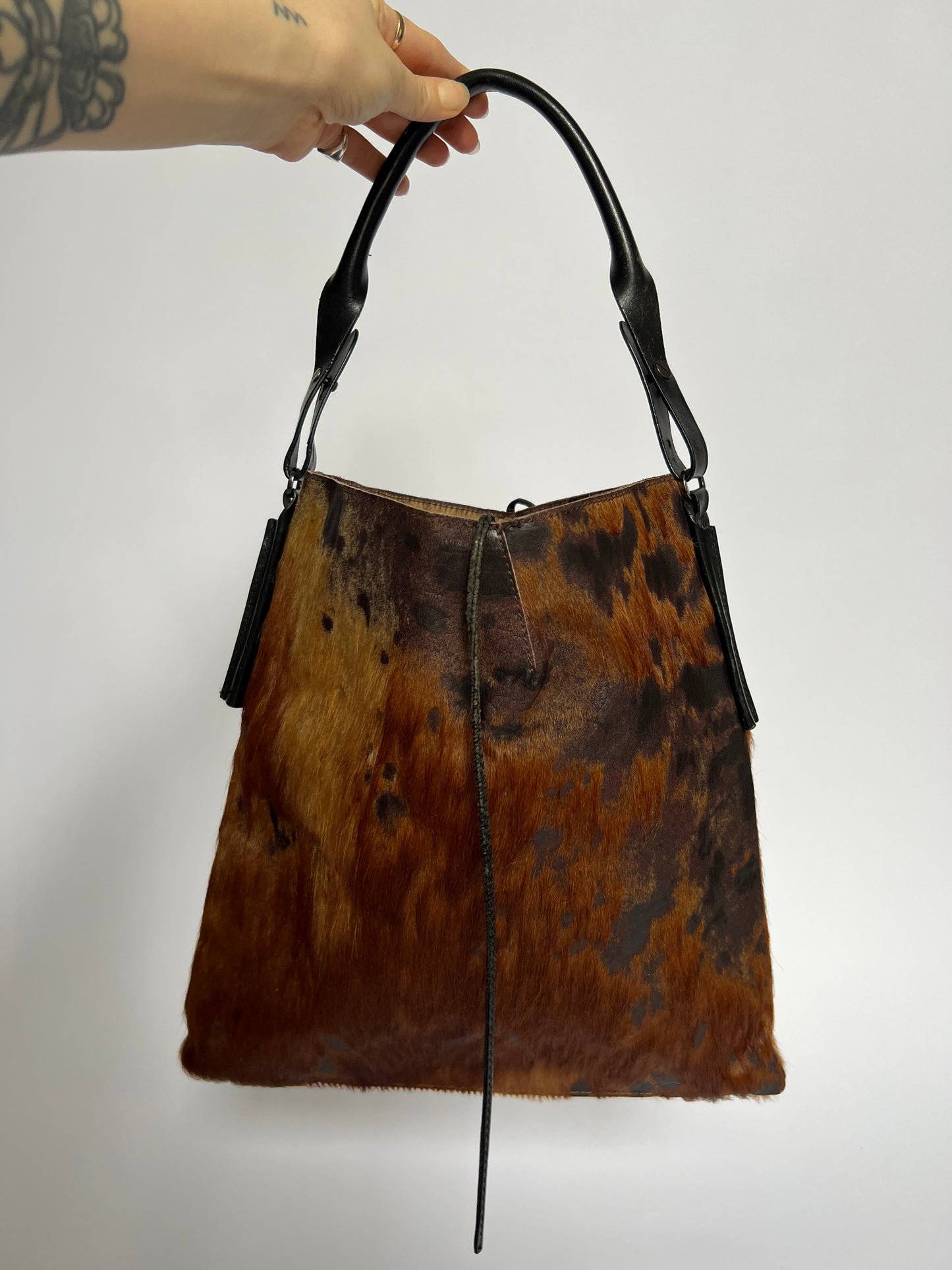 Cowhide Tote Bag