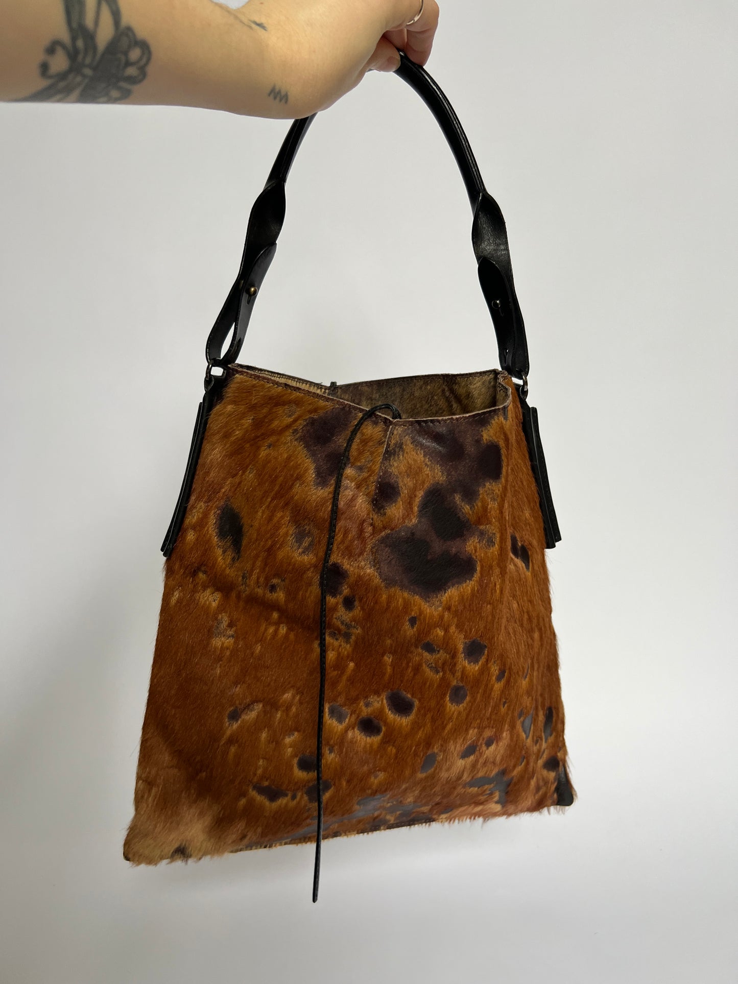 Cowhide Tote Bag