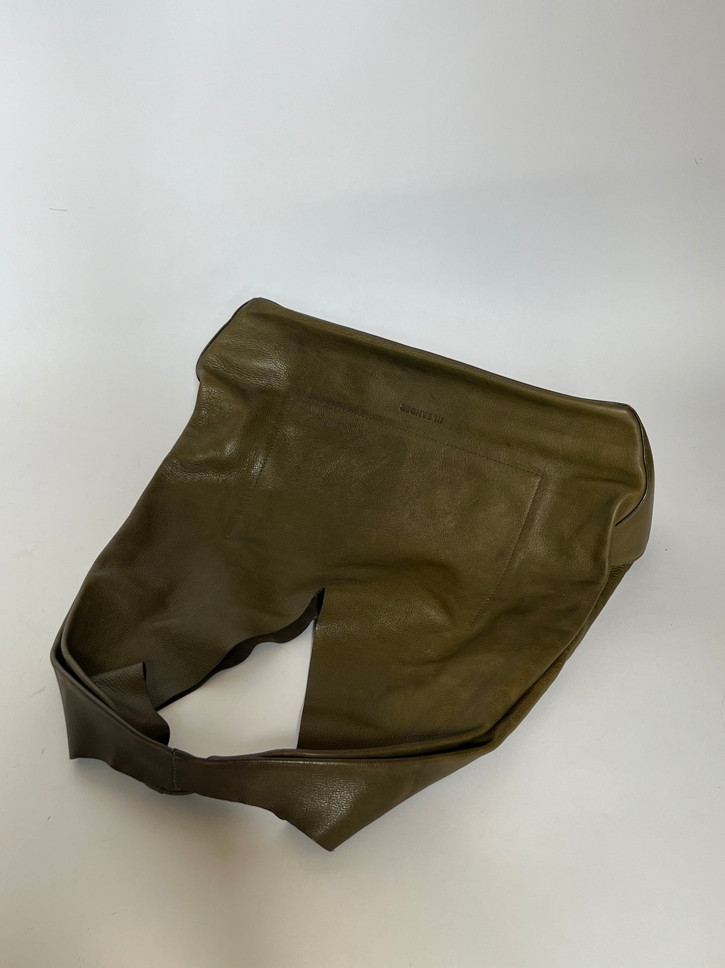 Jil Sander Italian Leather Hobo Tote