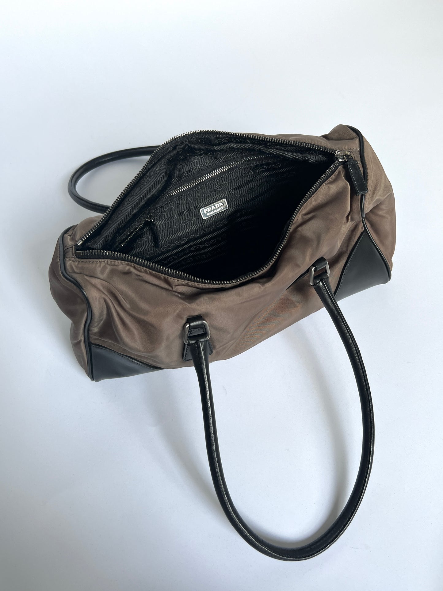 Prada 2002 Tessuto Mini Boston Bag