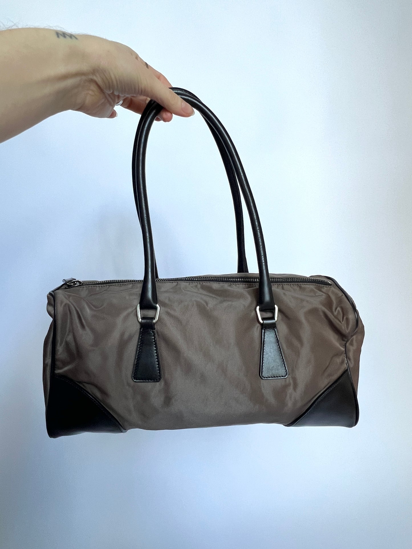 Prada 2002 Tessuto Mini Boston Bag