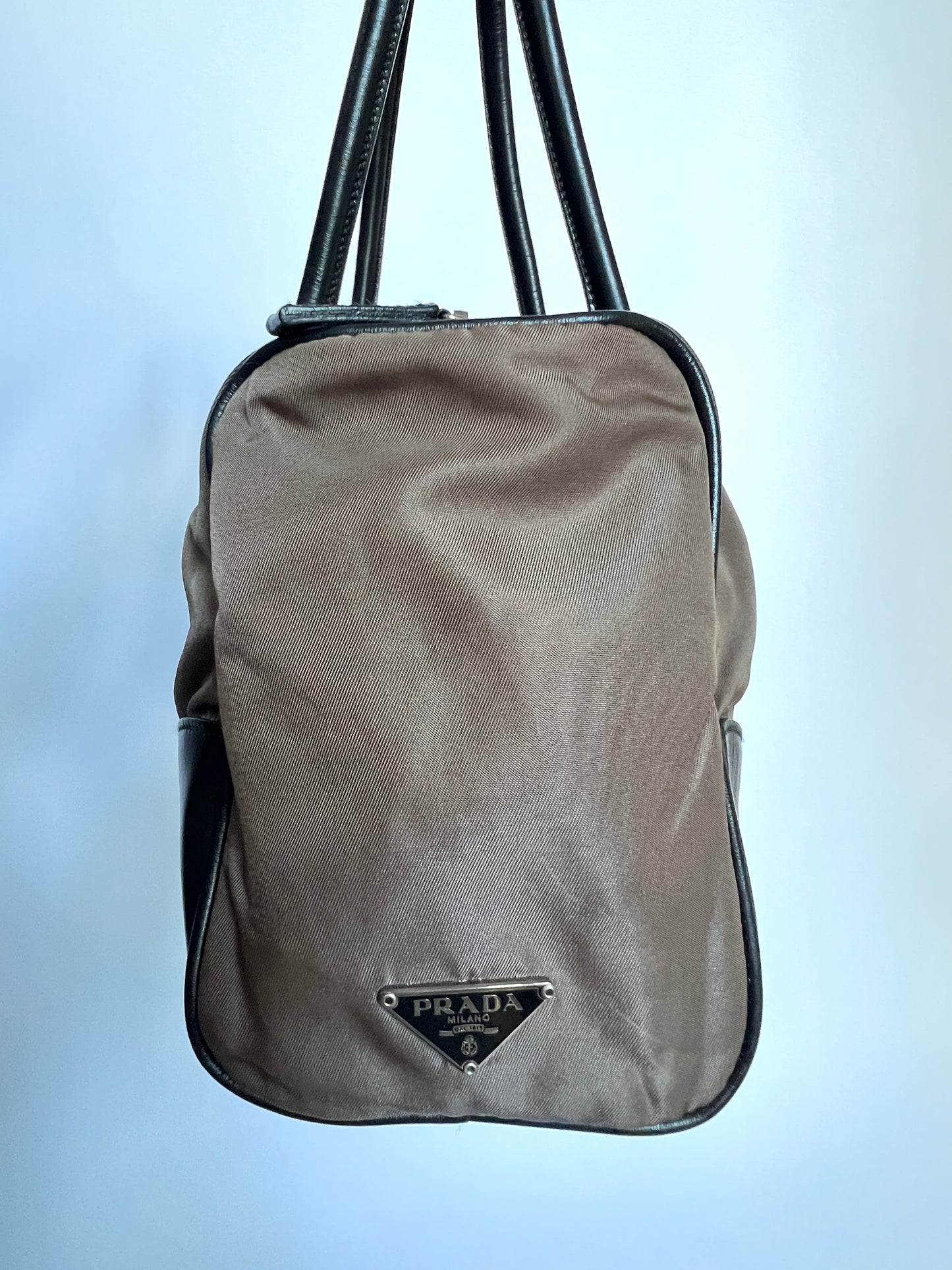 Prada 2002 Tessuto Mini Boston Bag