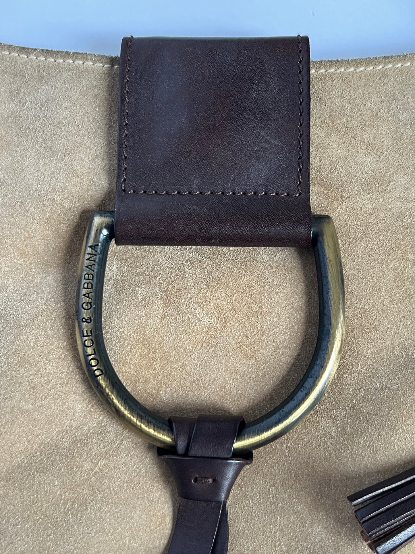 Dolce & Gabbana Suede Boho Bag