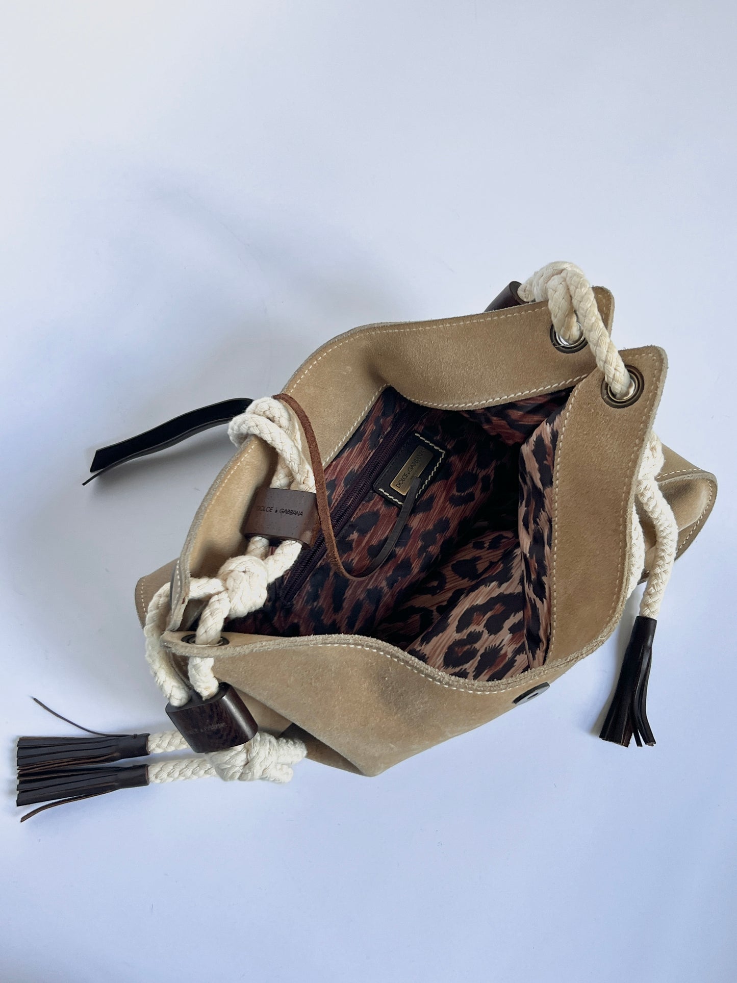 Dolce & Gabbana Suede Boho Bag