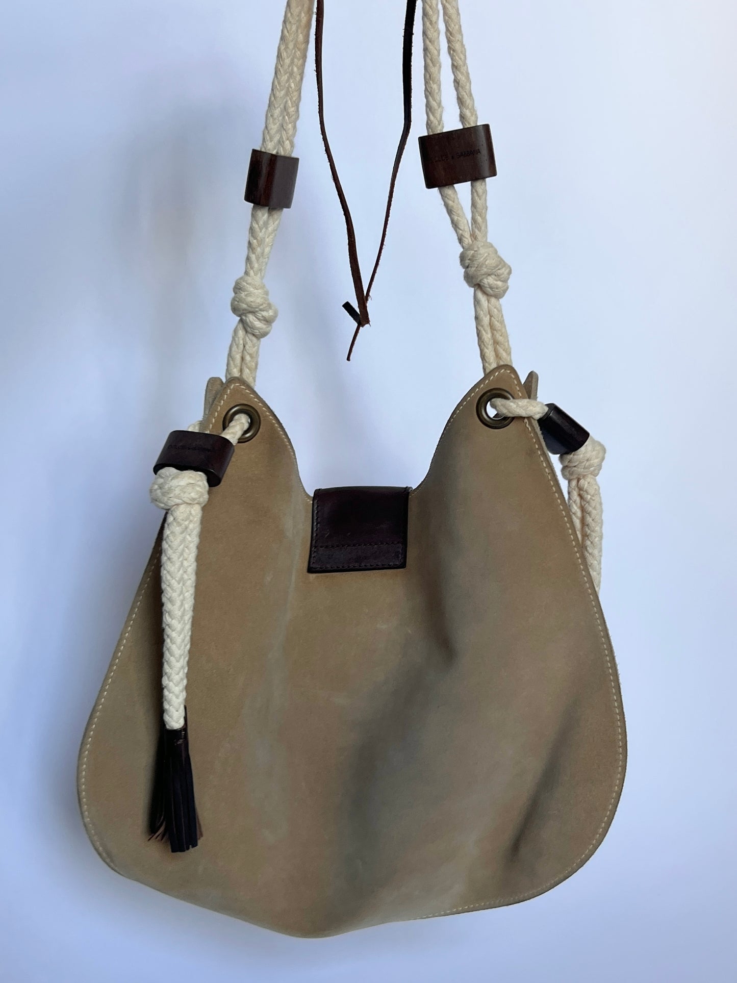 Dolce & Gabbana Suede Boho Bag