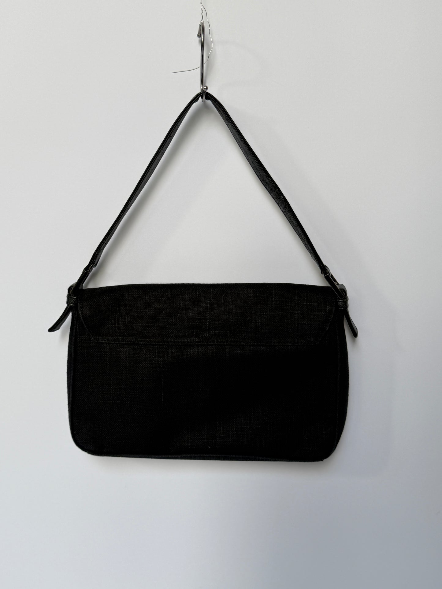 Guess Y2K Floral Bead Linen Shoulder Bag