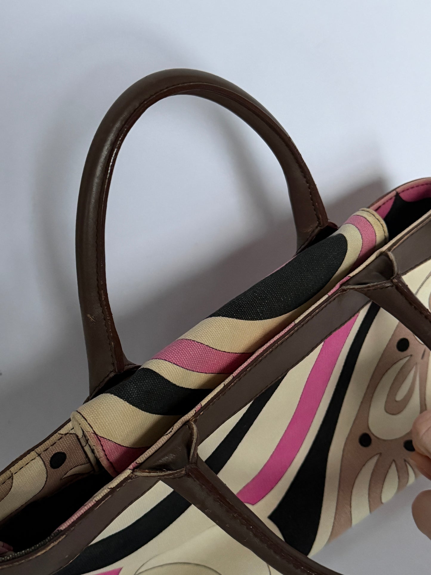 Pucci Canvas Handbag