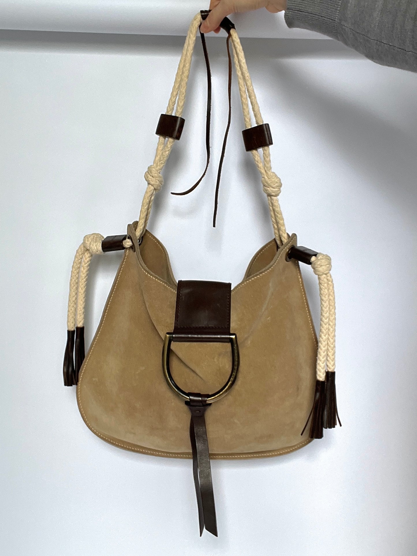 Dolce & Gabbana Suede Boho Bag