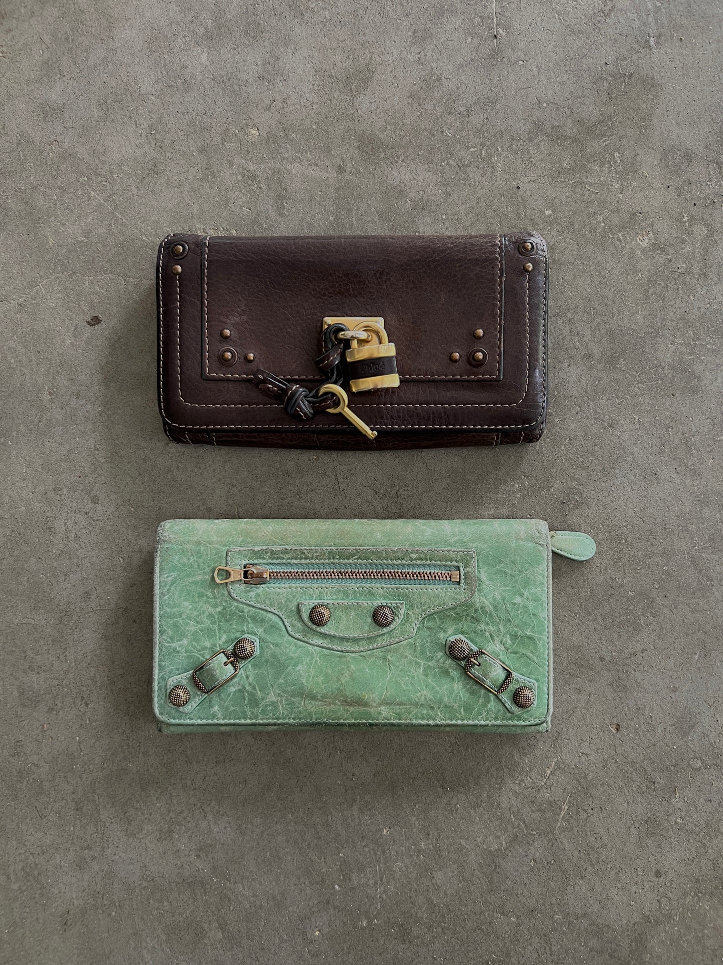 Chloé Paddington Flap Wallet in Chocolate Brown