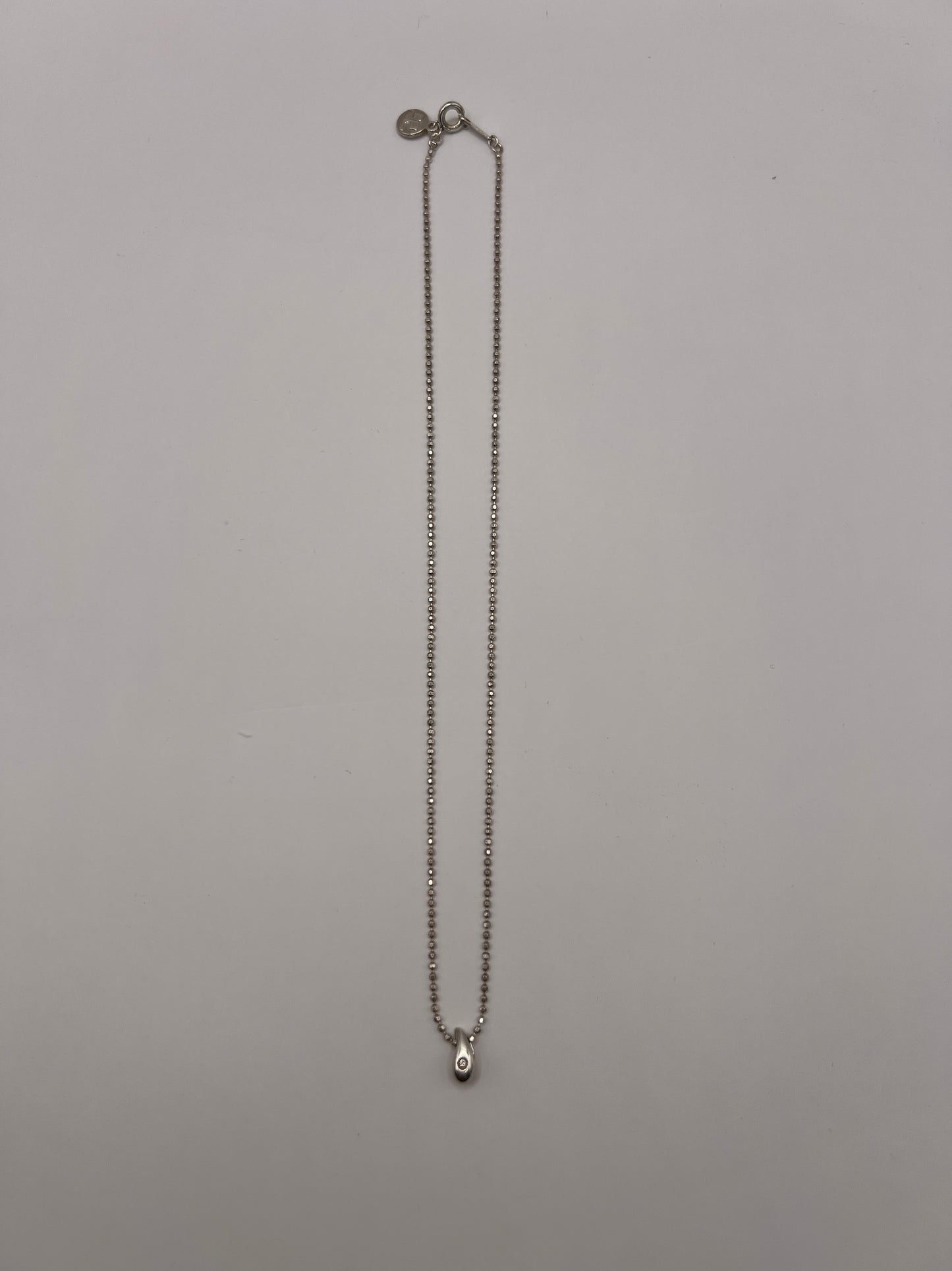 Courreges Teardrop Necklace