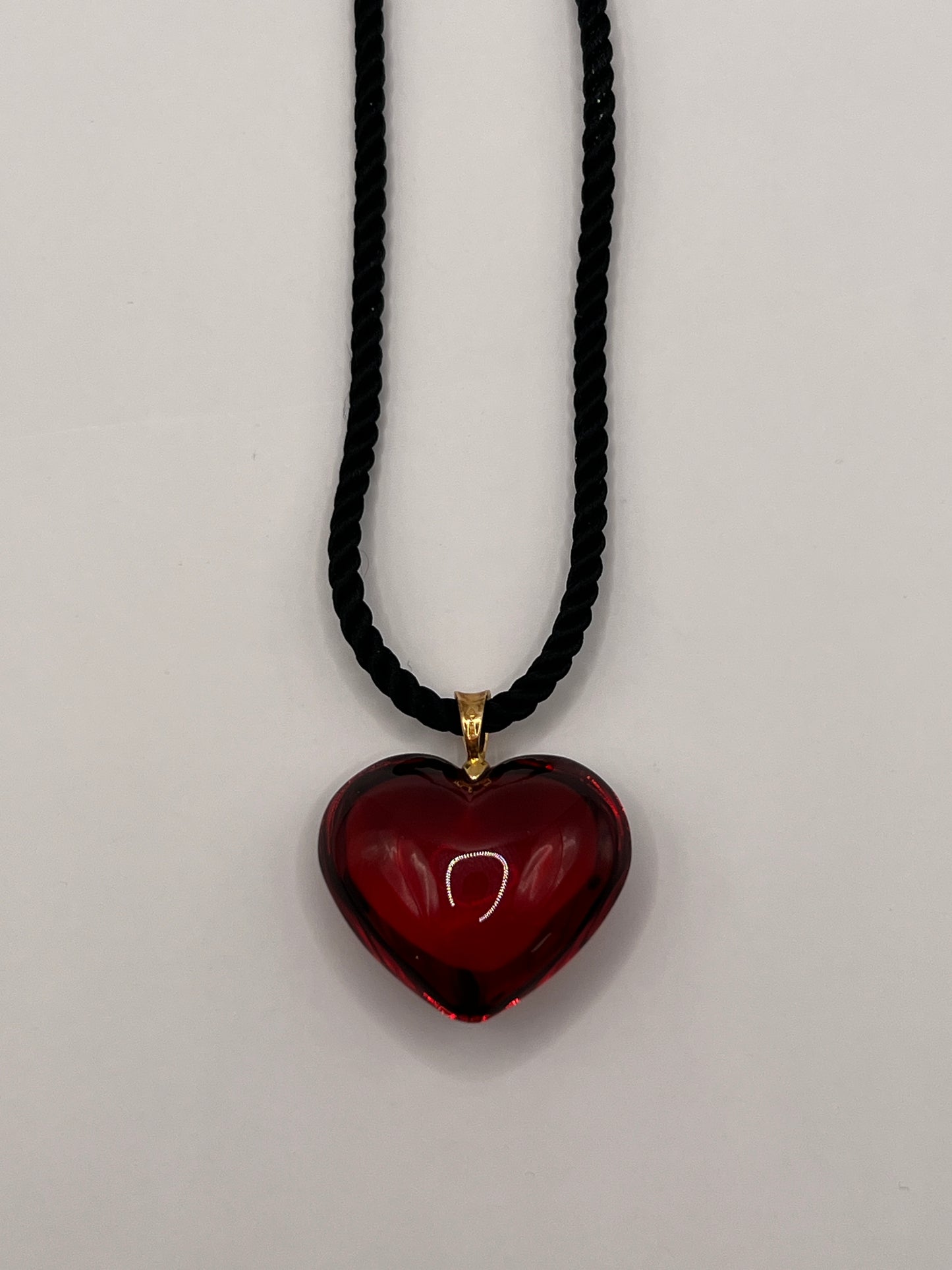 Baccarat Heart Necklace
