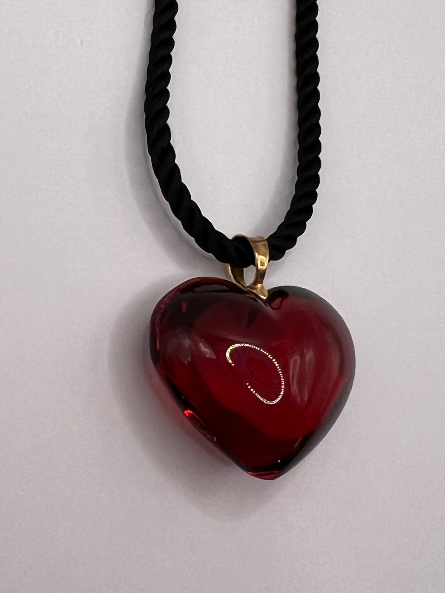 Baccarat Heart Necklace