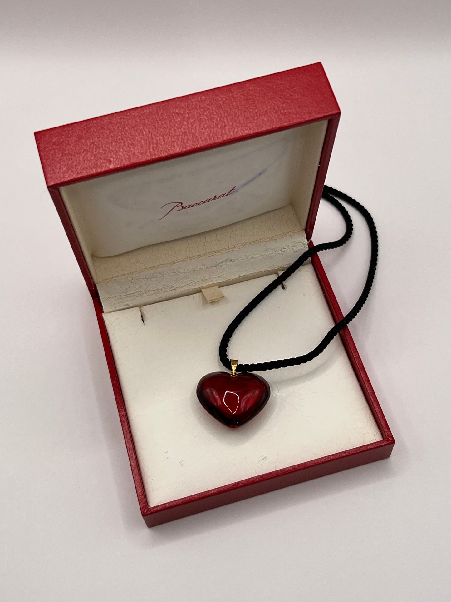 Baccarat Heart Necklace