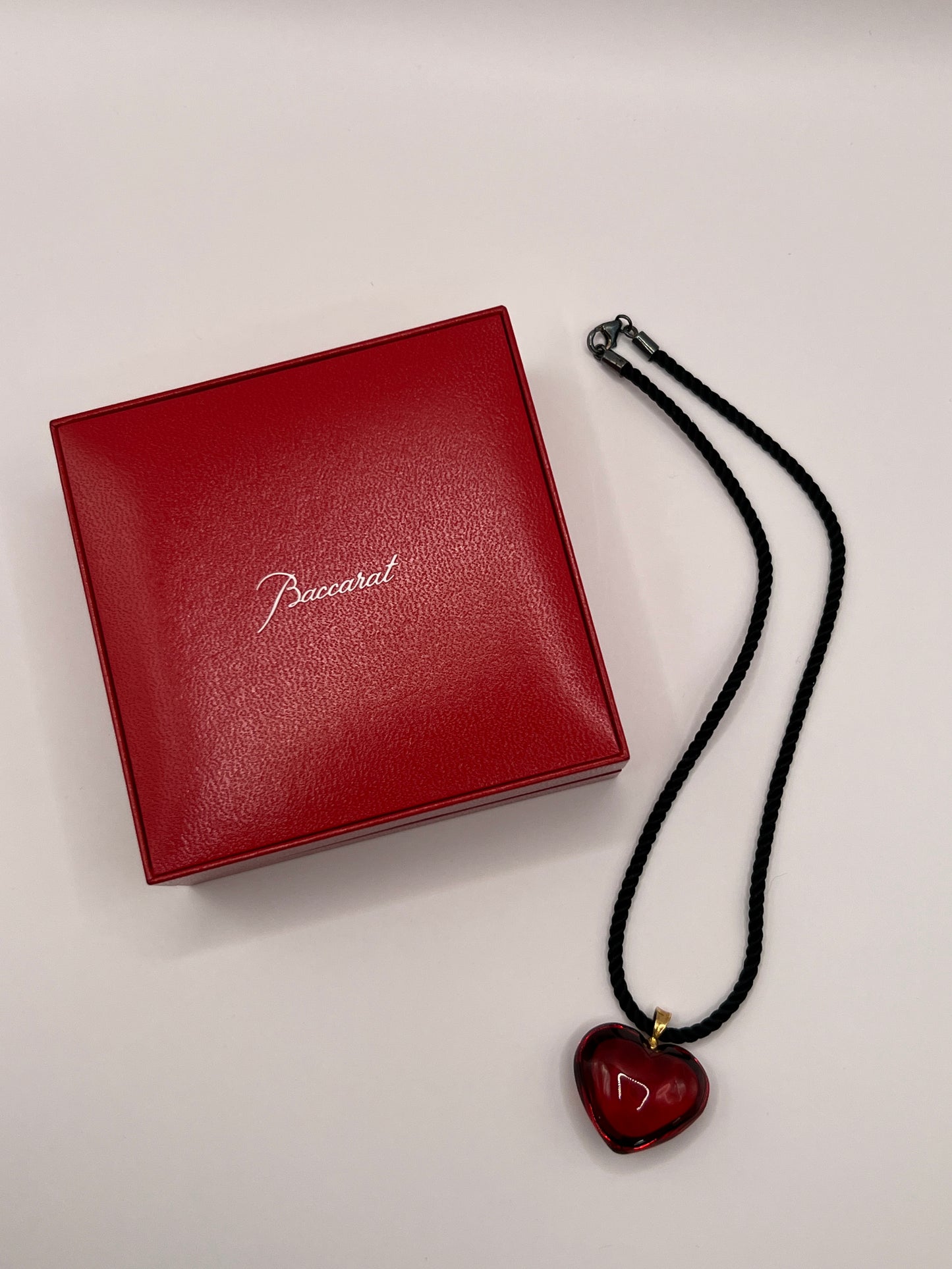 Baccarat Heart Necklace