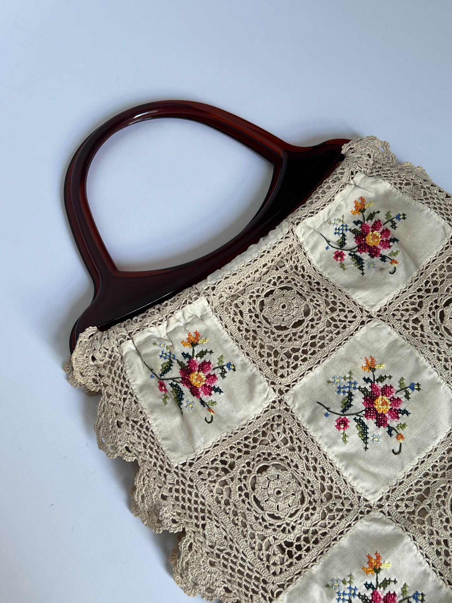 Crochet Tortoiseshell Bag
