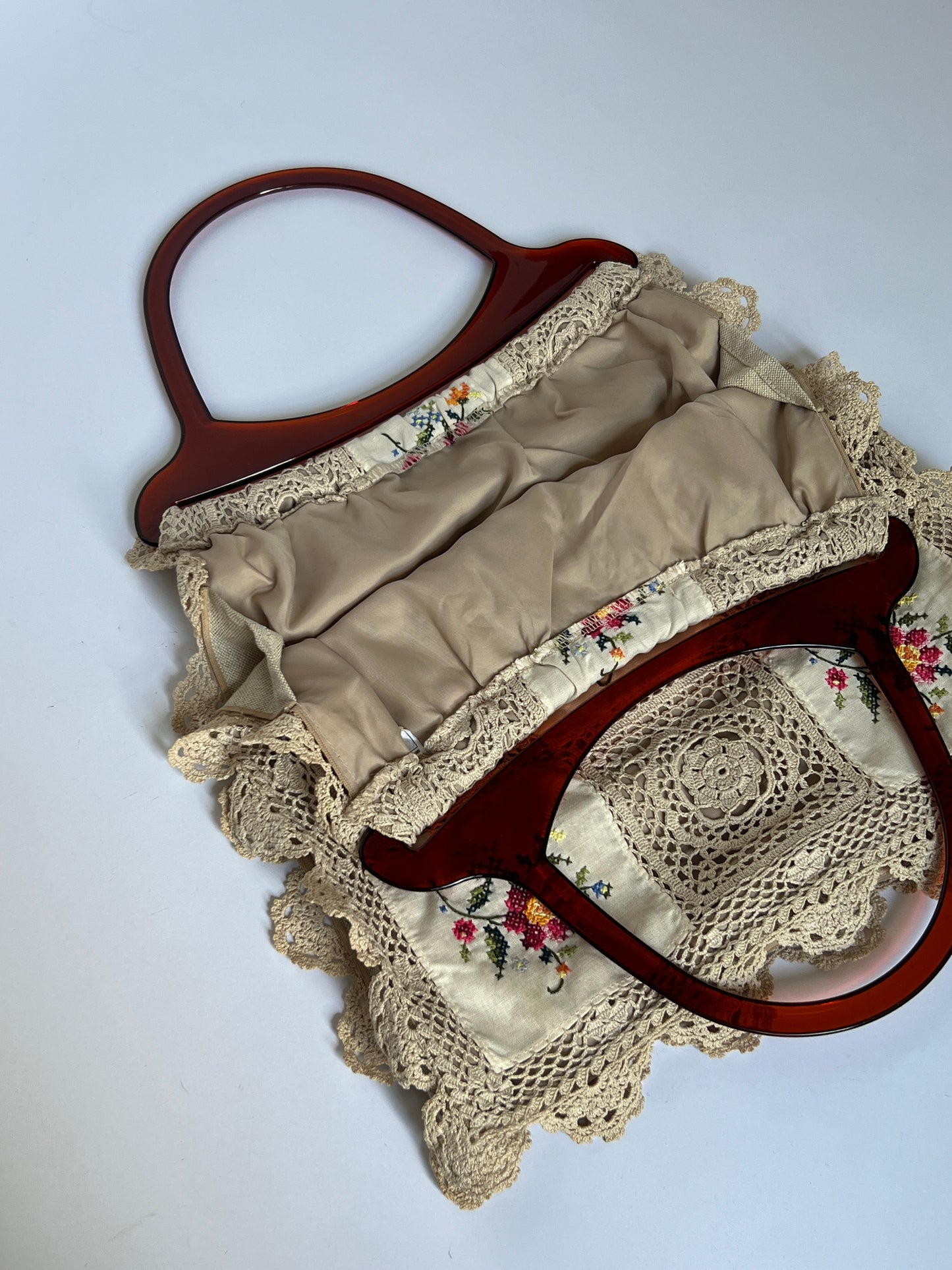 Crochet Tortoiseshell Bag