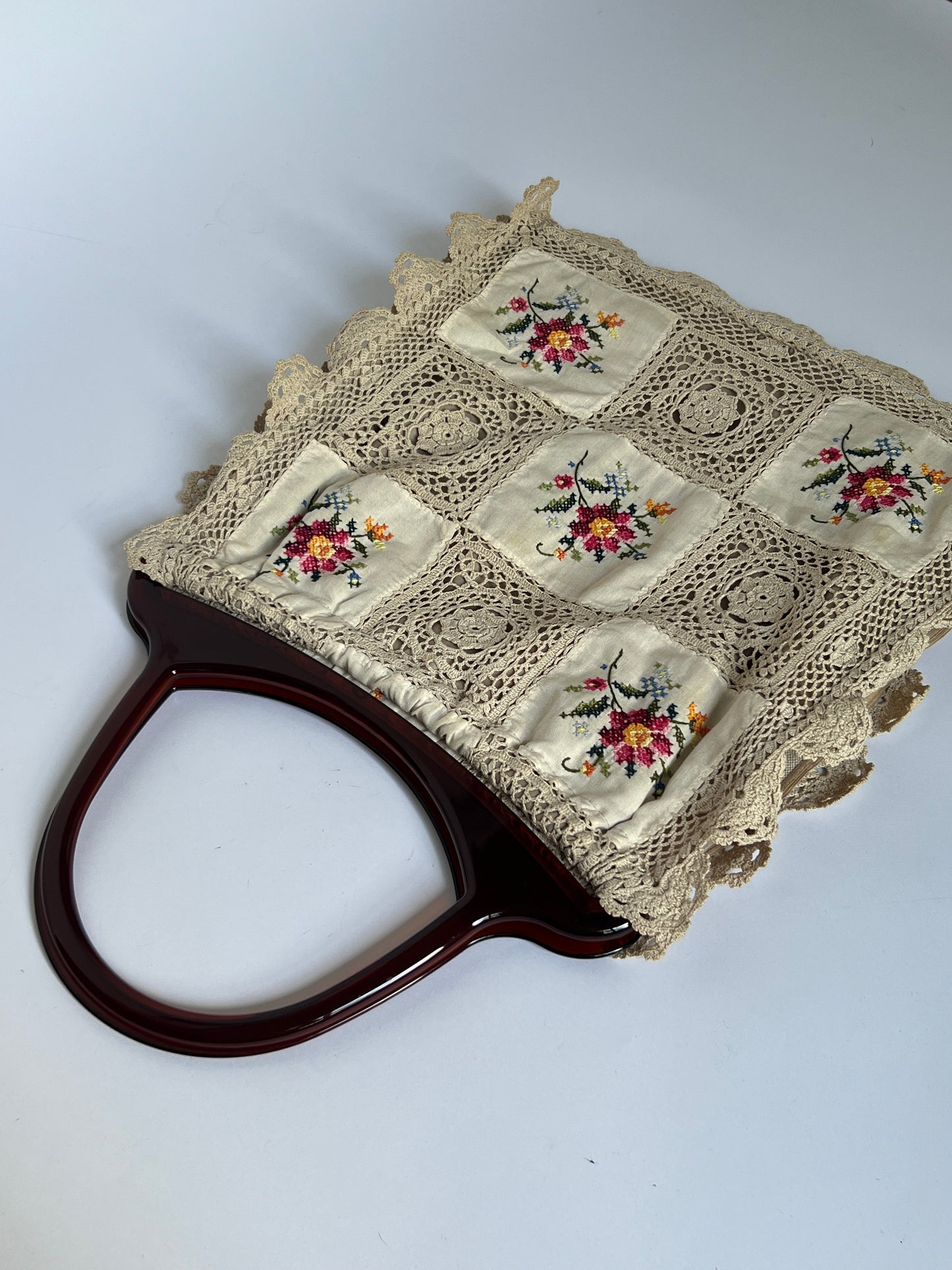 Crochet Tortoiseshell Bag