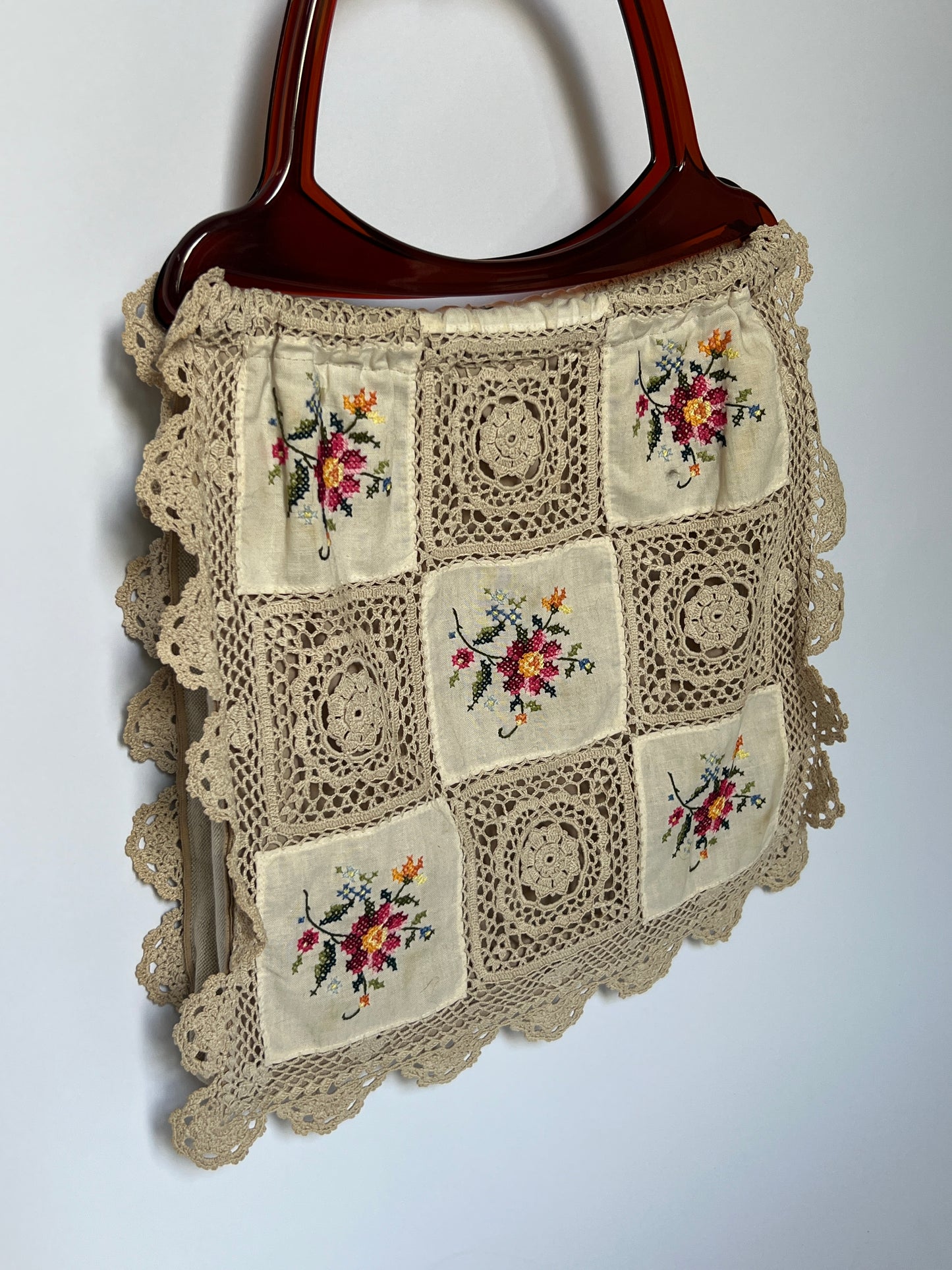 Crochet Tortoiseshell Bag