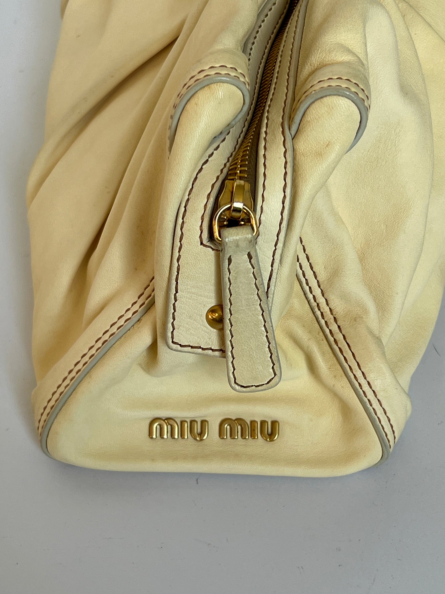 Miu Miu Nappa Leather Clutch