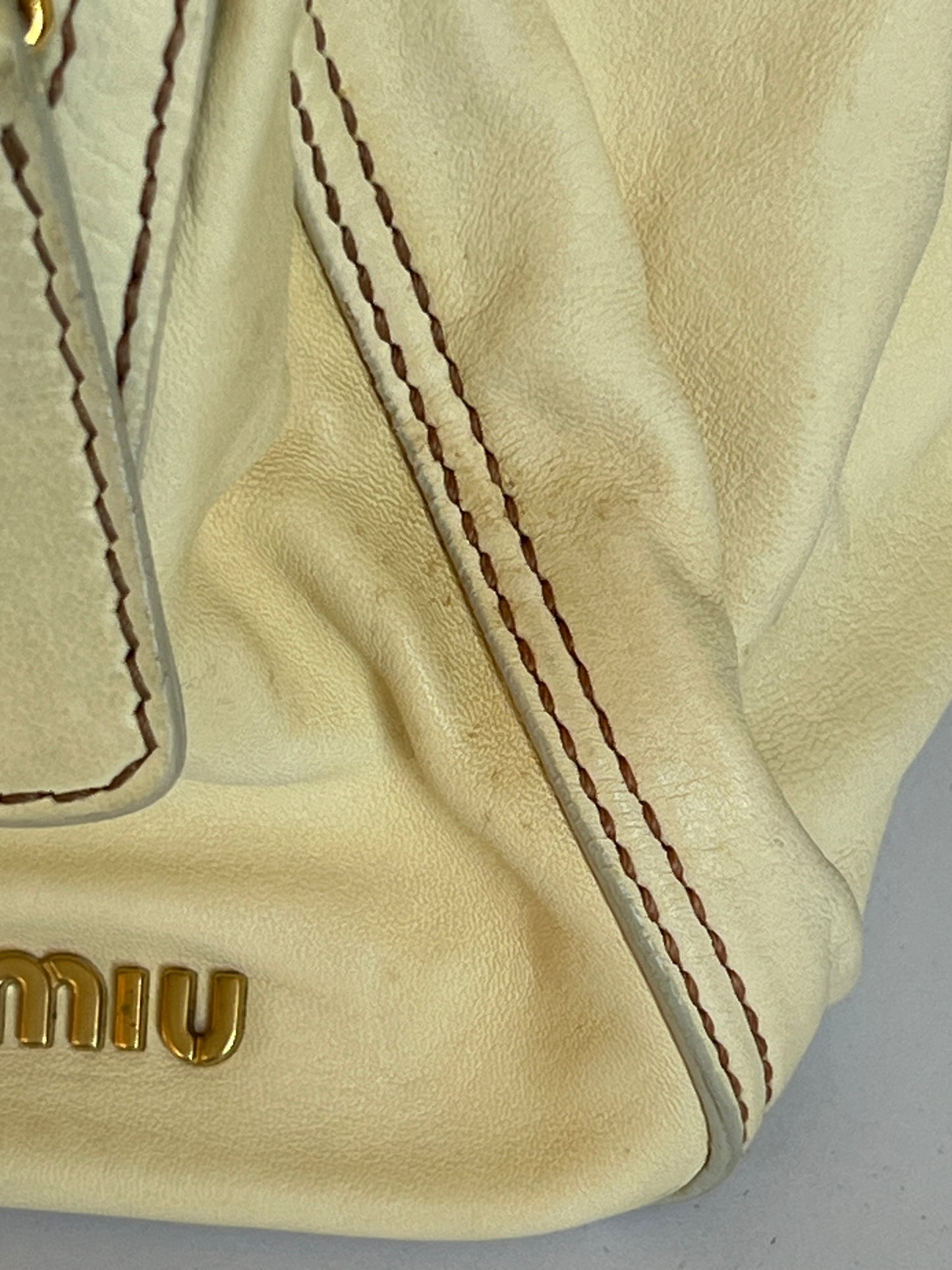 Miu Miu Nappa Leather Clutch