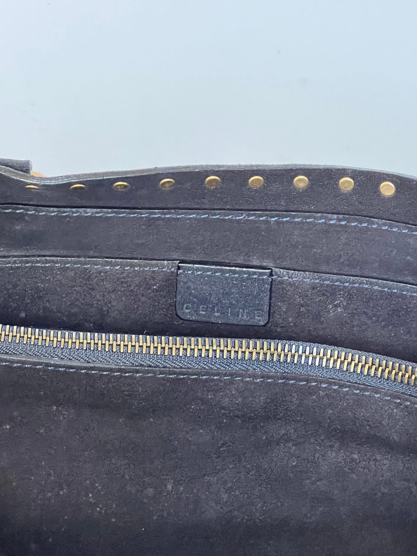 Celine Suede Studded Boogie Bag