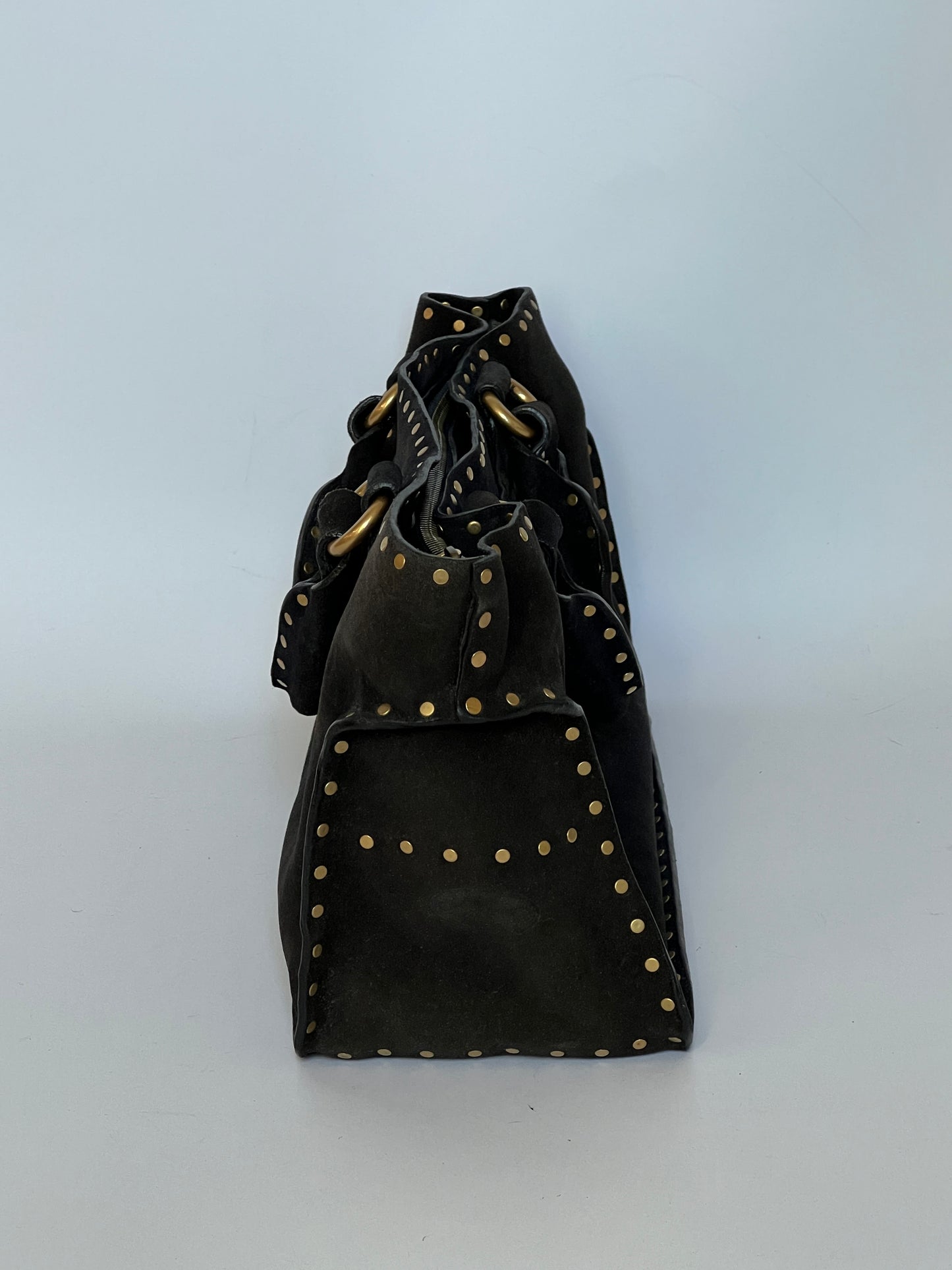 Celine Suede Studded Boogie Bag