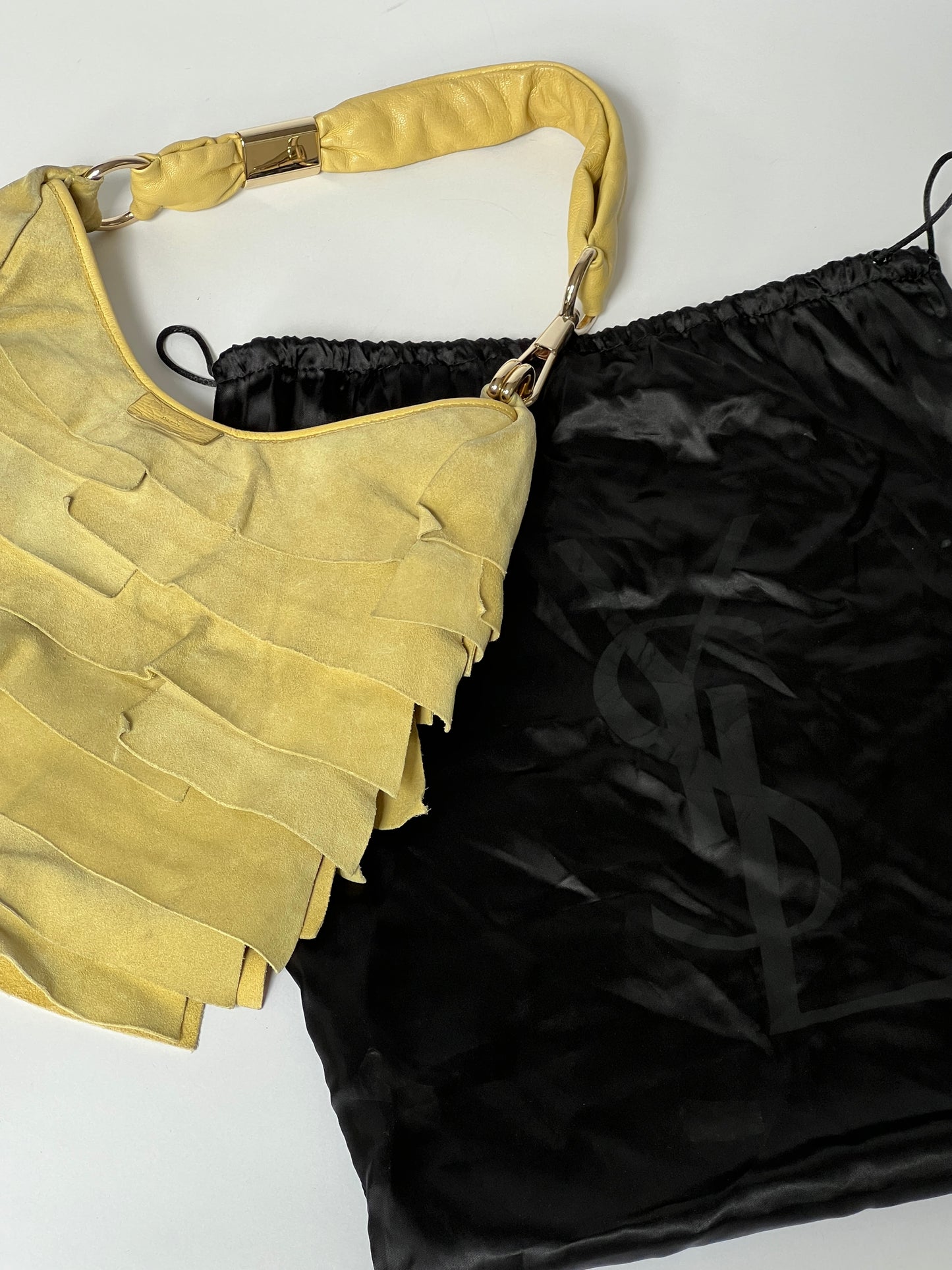 YSL St Tropez Suede Bag