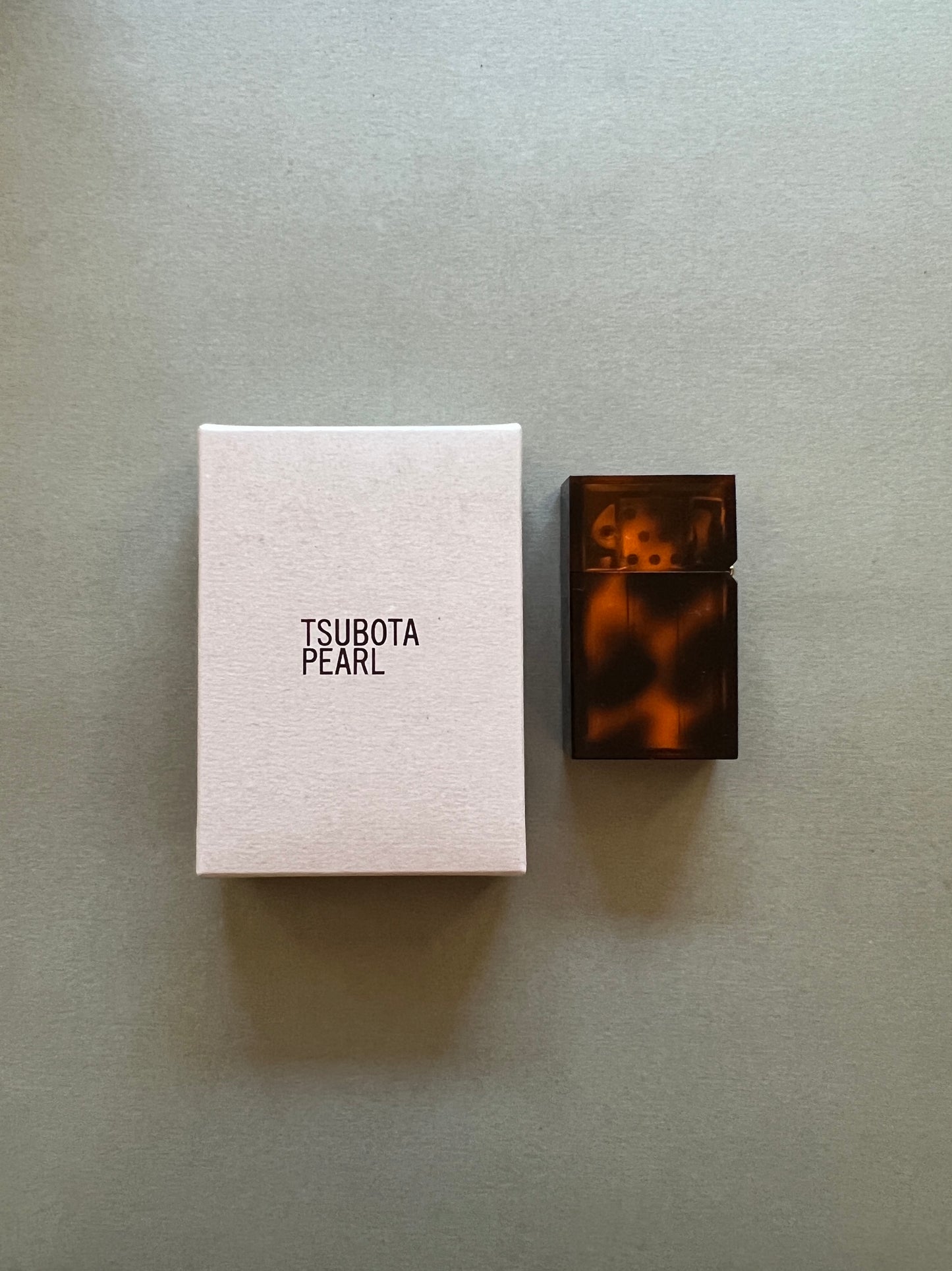 Hard Edge Marble Tortoise Petrol Lighter
