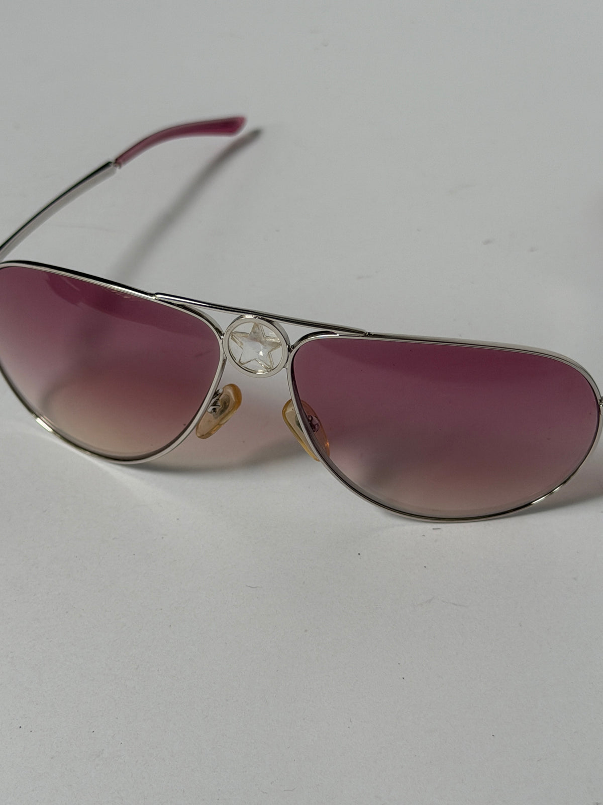 Christian Dior Hippy 1 Pink Gradient Aviator Sunglasses