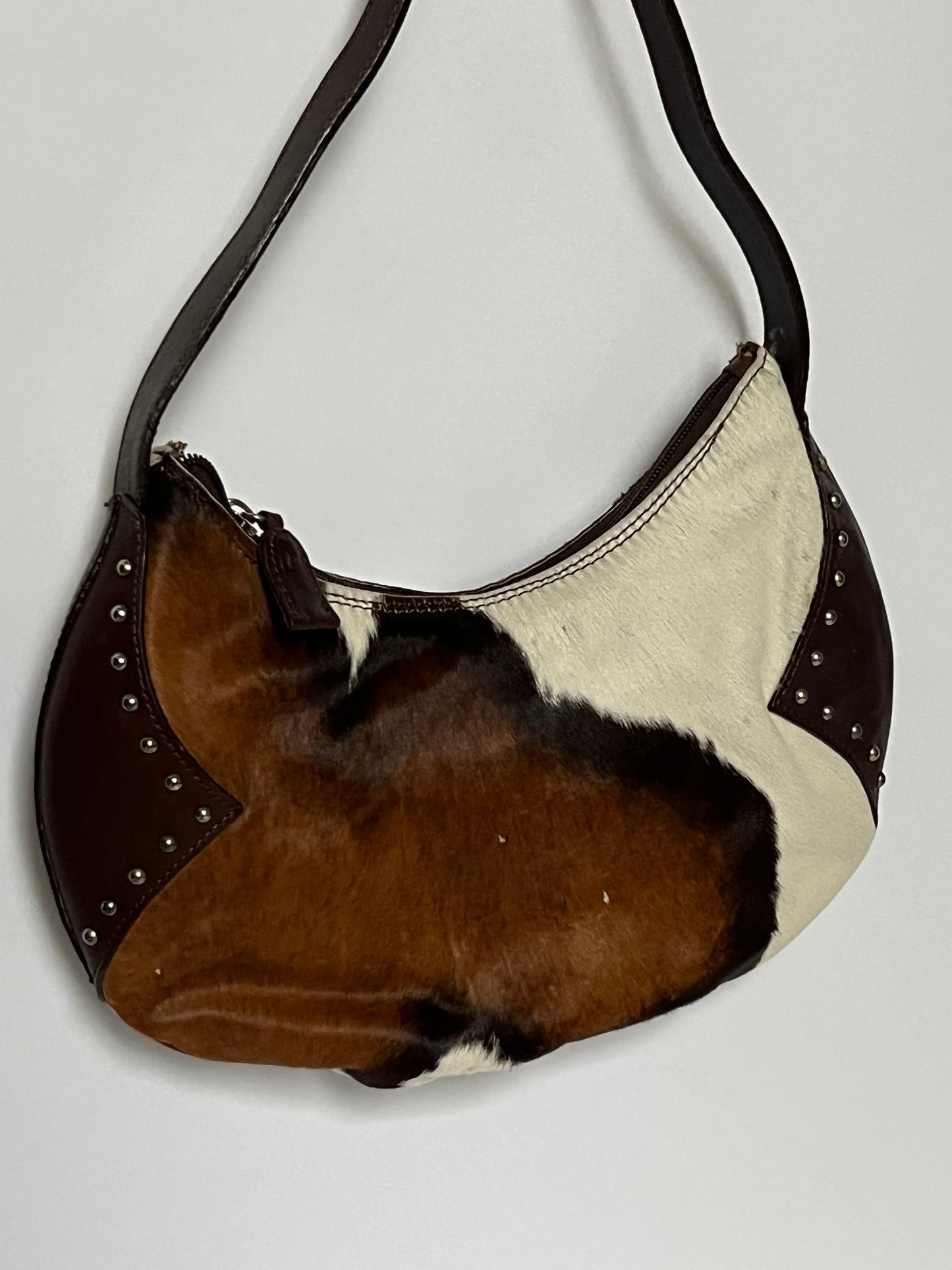 Cowhide Bag with Studs