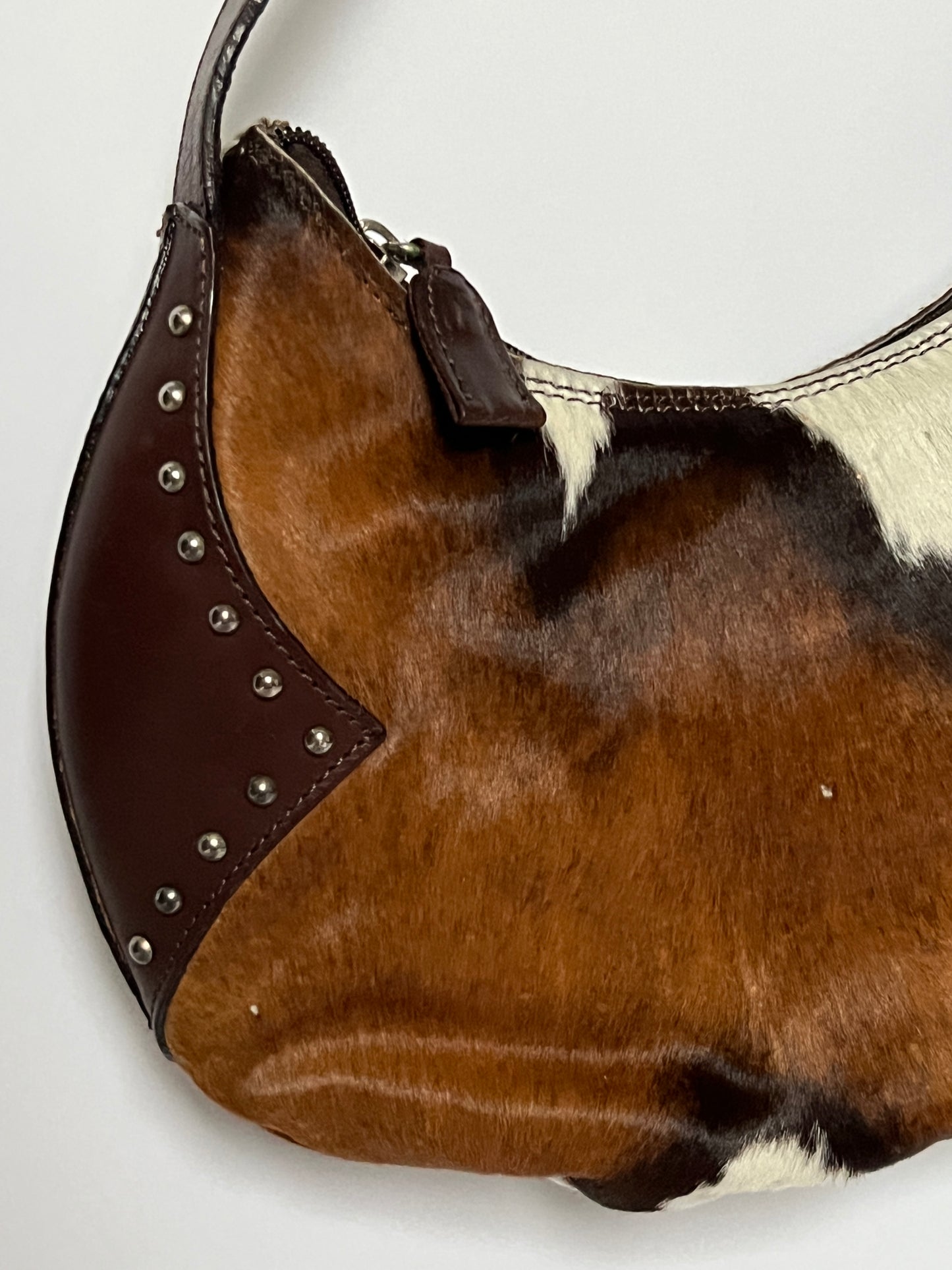 Cowhide Bag with Studs
