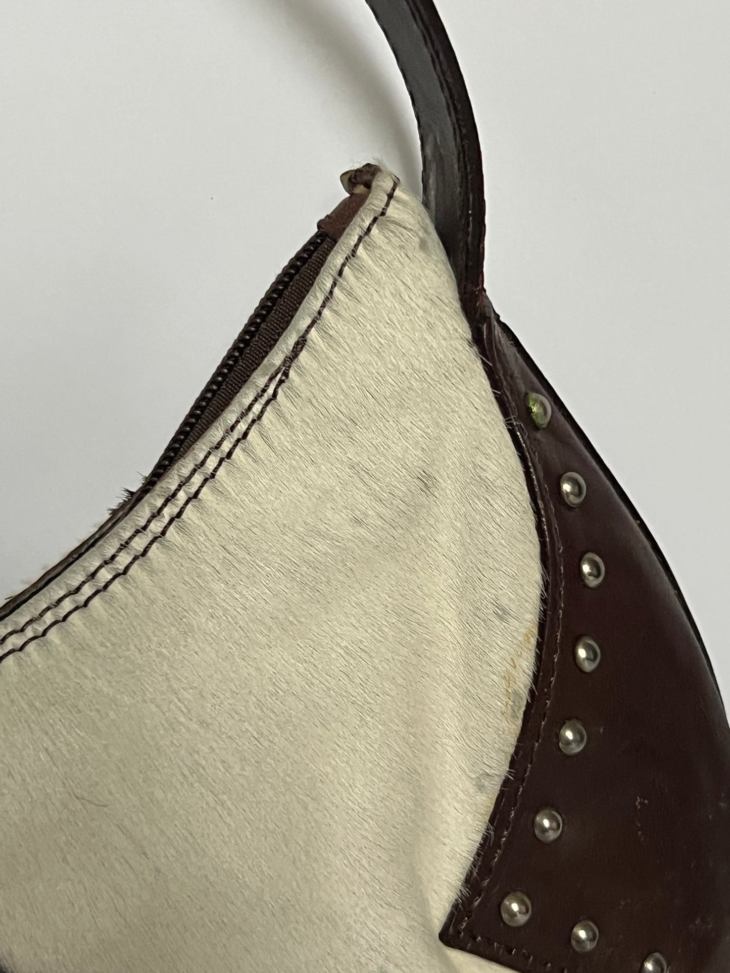 Cowhide Bag with Studs