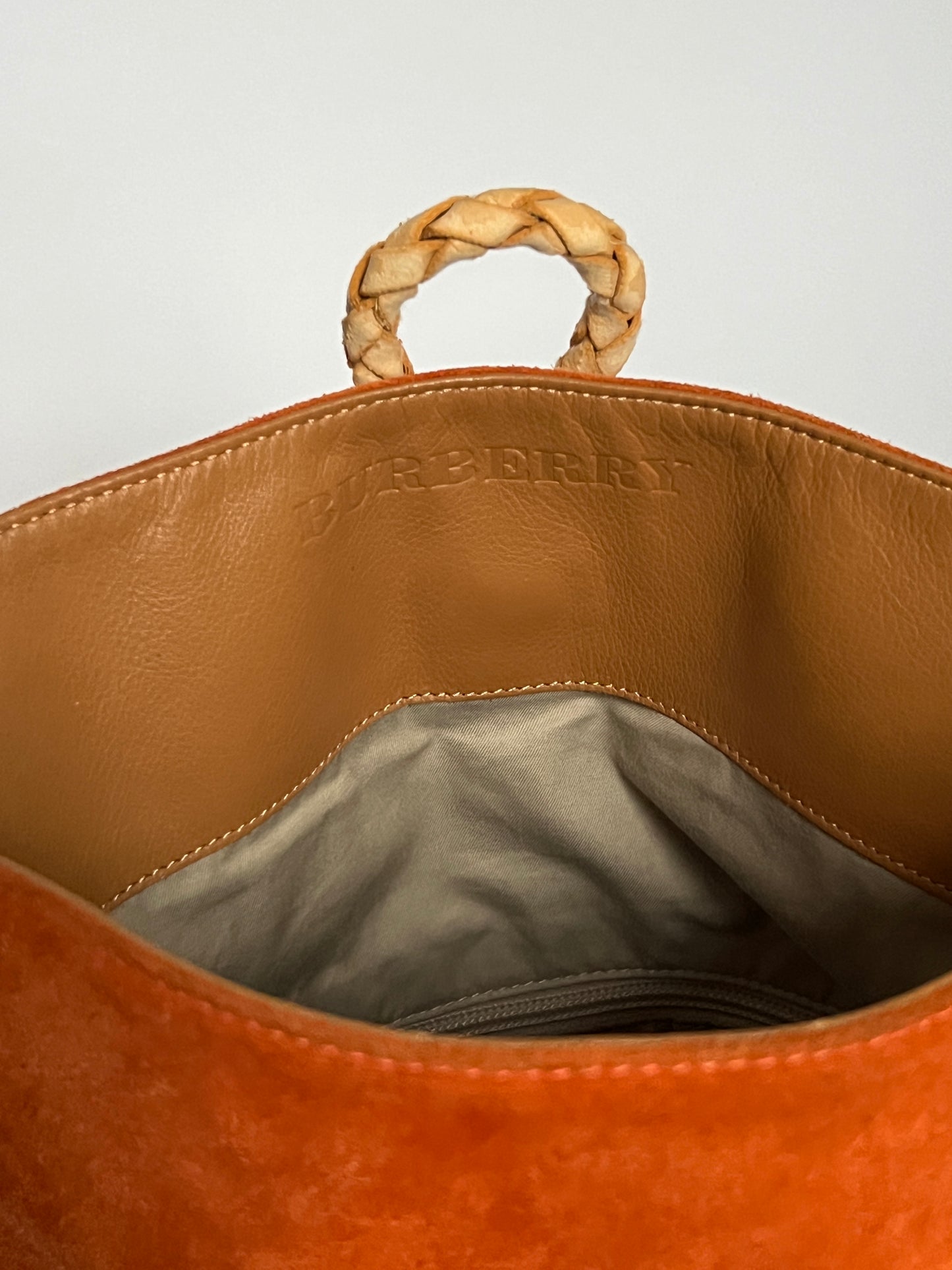 Burberry Suede Horn Bag