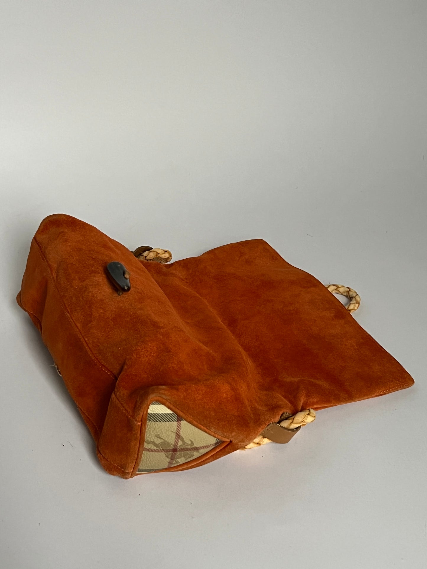 Burberry Suede Horn Bag