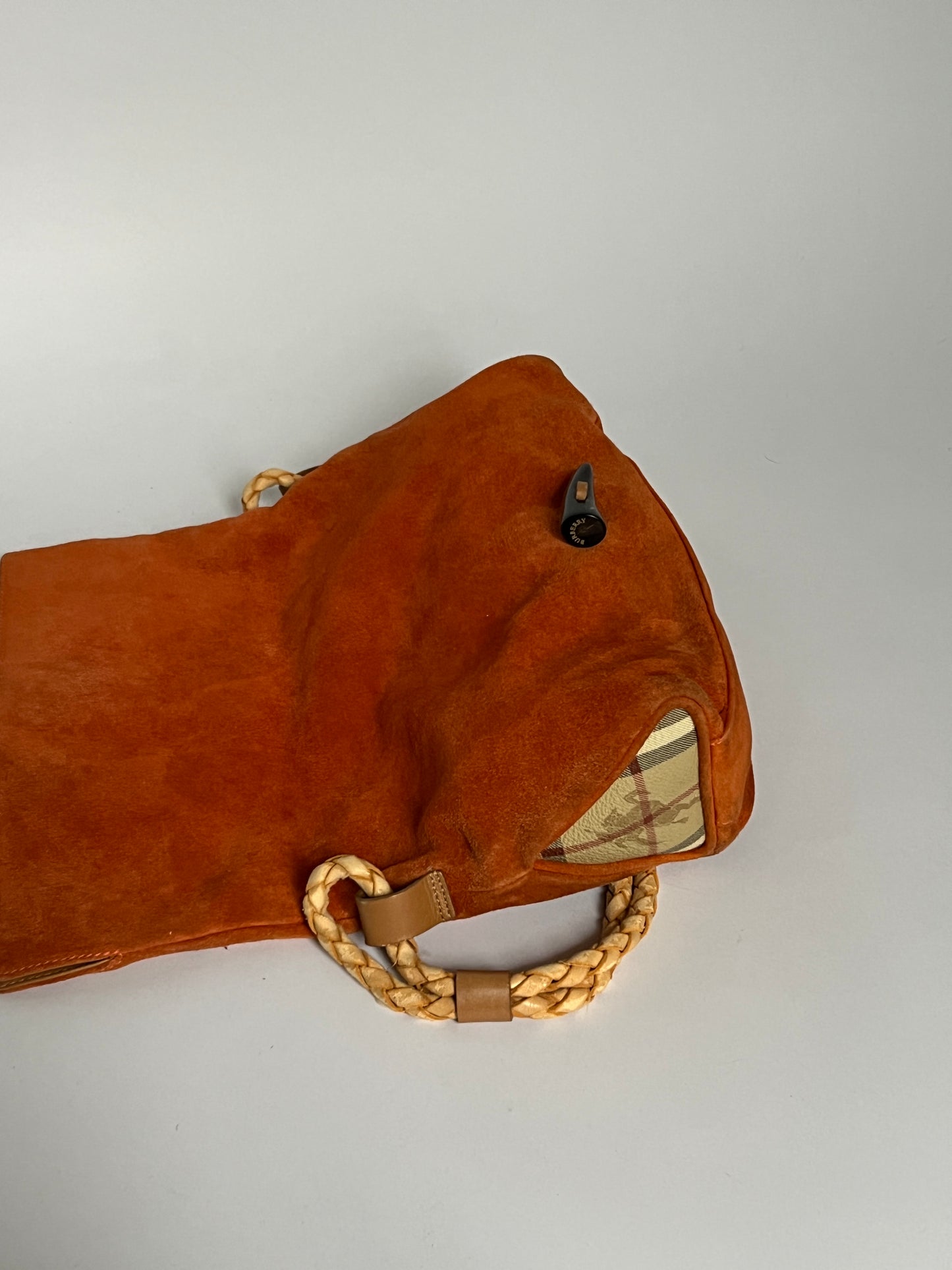 Burberry Suede Horn Bag