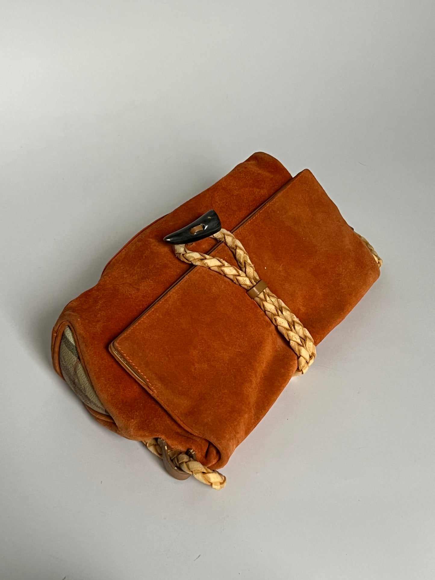 Burberry Suede Horn Bag