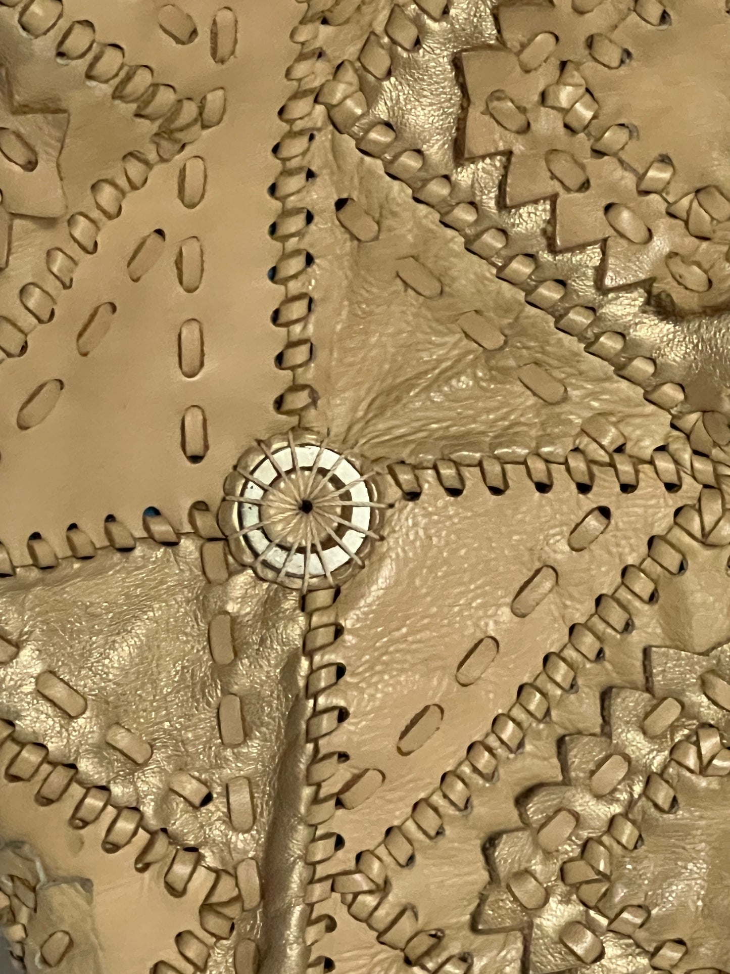 French Woven Leather Tote