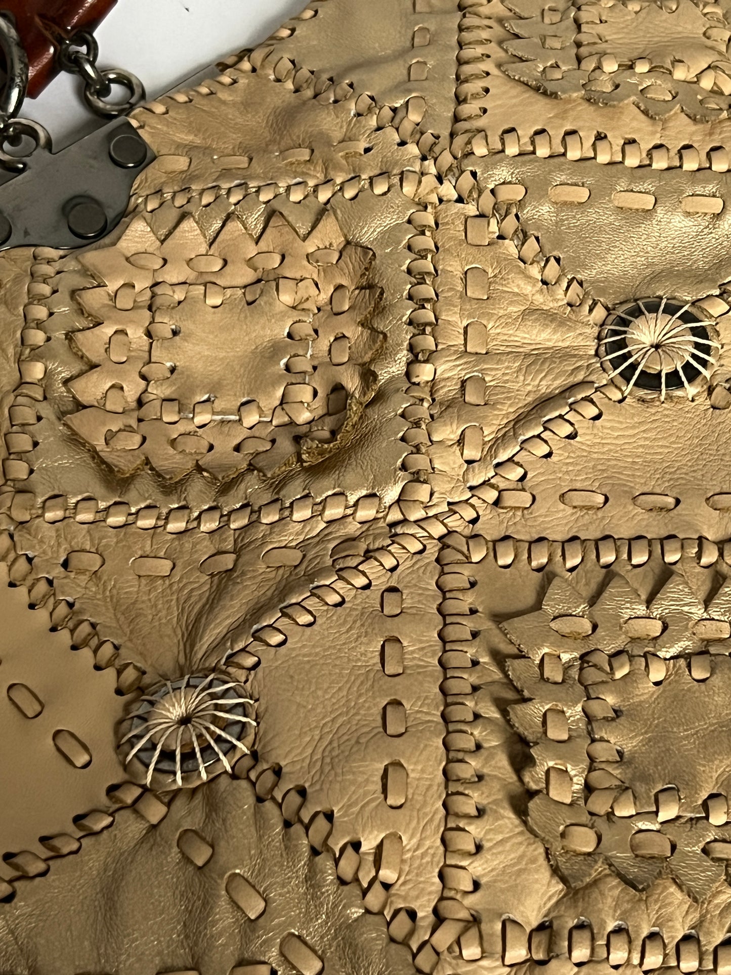 French Woven Leather Tote