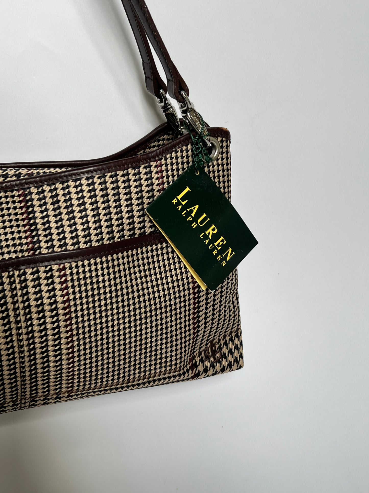 Ralph Lauren Houndstooth Vintage Bag