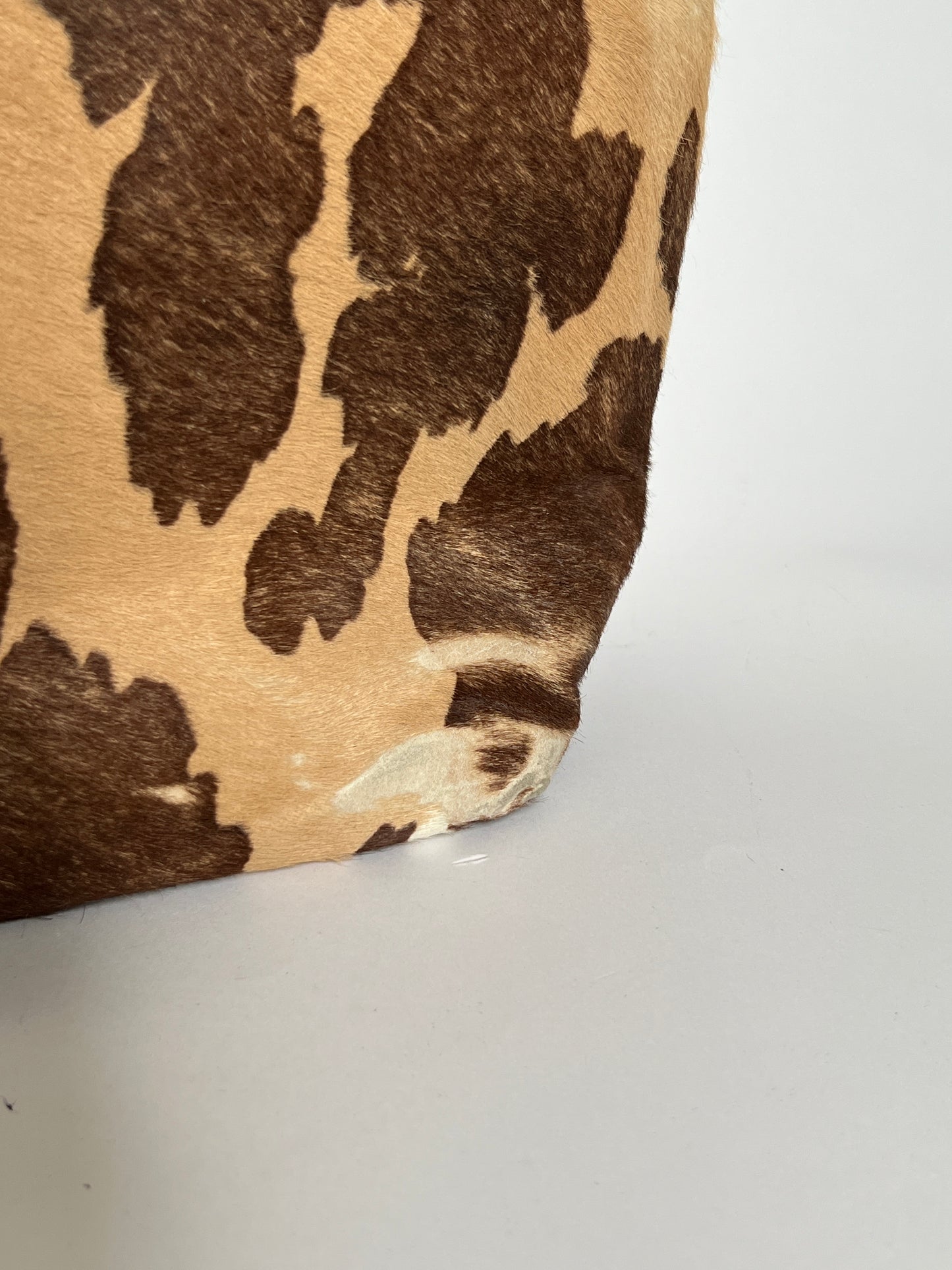 Distressed Mini Cowhide Tote