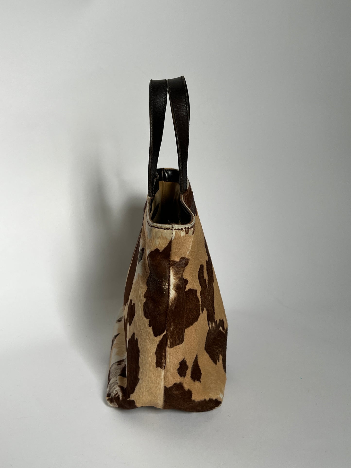 Distressed Mini Cowhide Tote